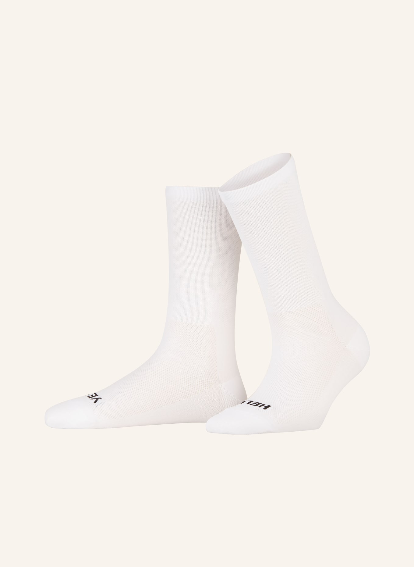 FINGERSCROSSED Cyklistické ponožky HELL YEAH 1.0, Barva: WHITE (Obrázek 1)