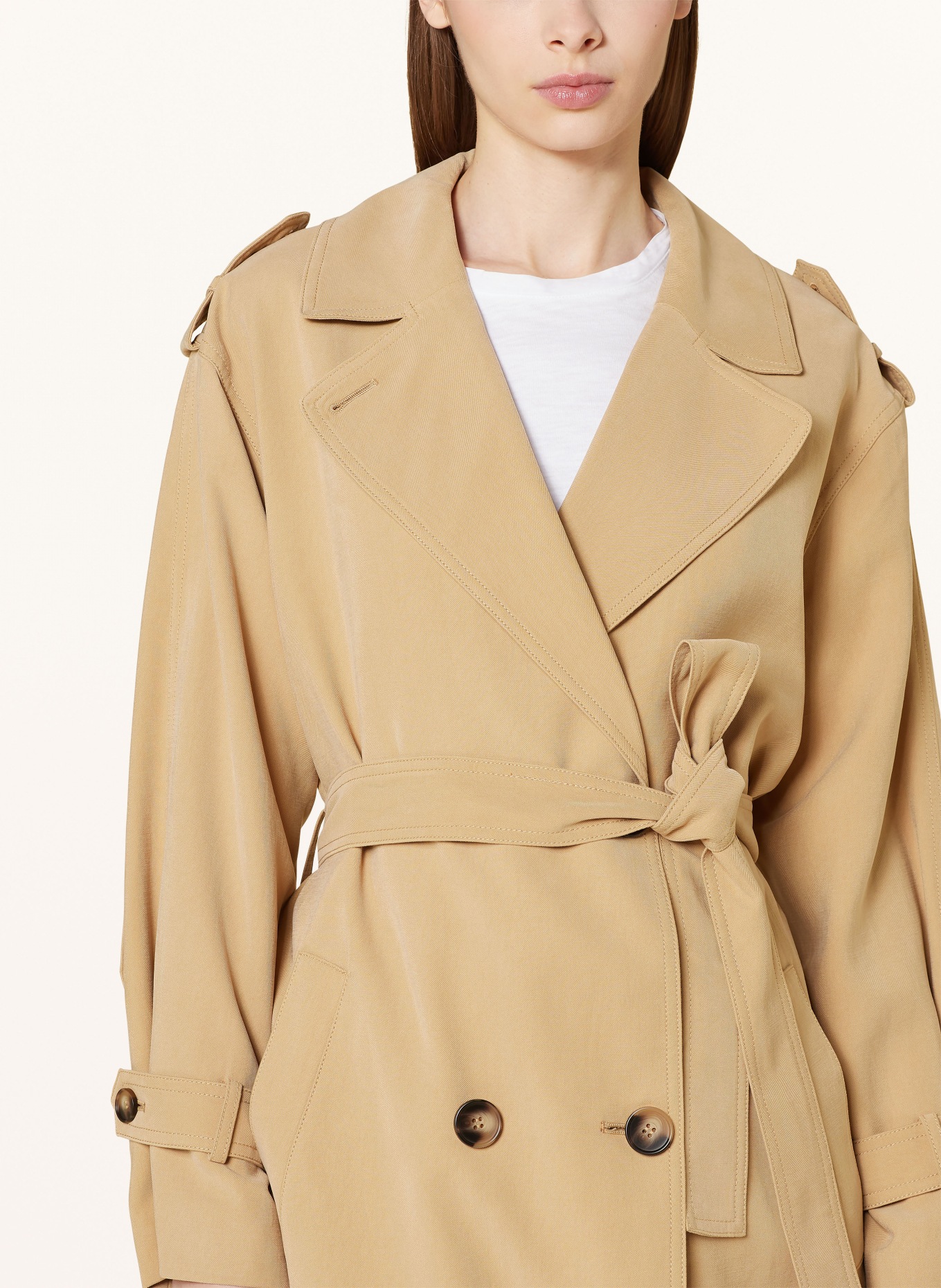 WHISTLES Trench coat RILEY, Color: CAMEL (Image 4)