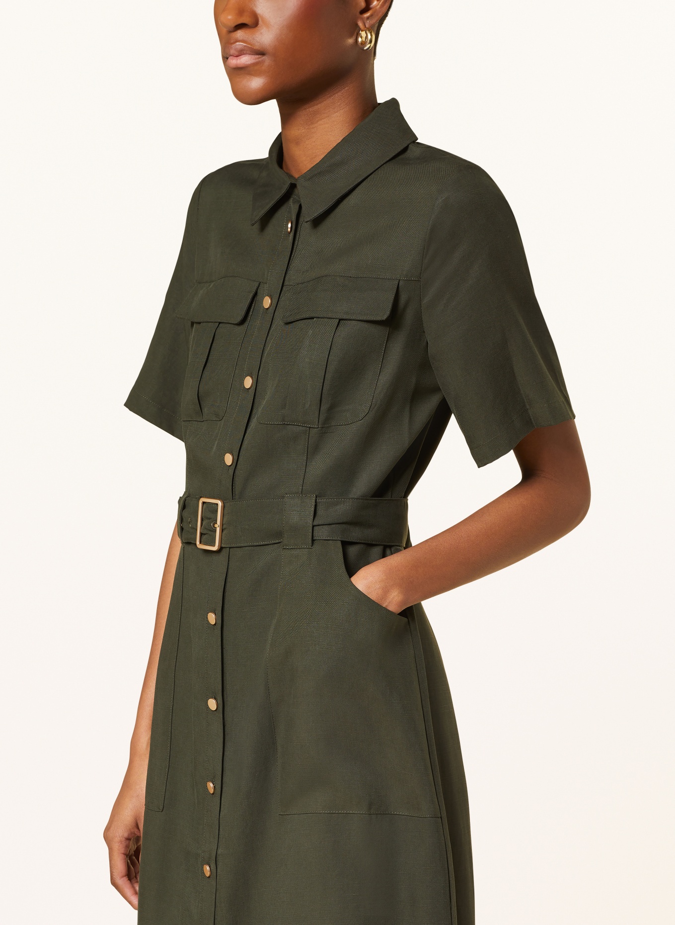 Phase Eight Shirt dress WILLOW, Color: DARK GREEN (Image 4)