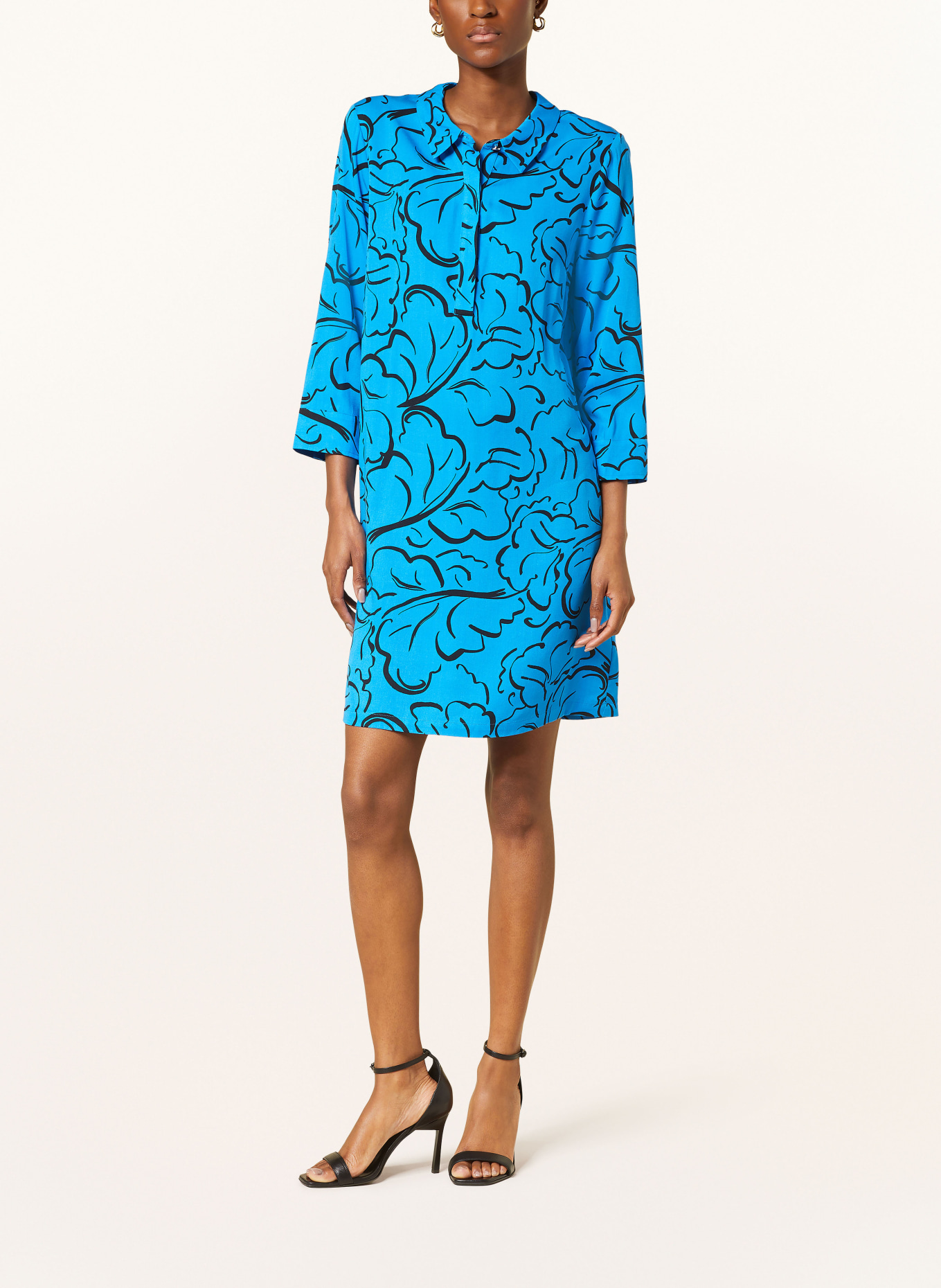 Phase Eight Dress MARINA with 3/4 sleeves, Color: BLUE (Image 2)