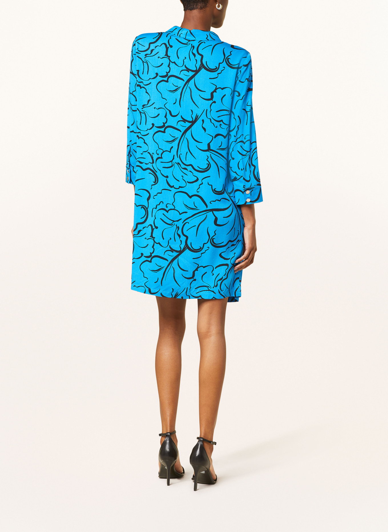 Phase Eight Dress MARINA with 3/4 sleeves, Color: BLUE (Image 3)