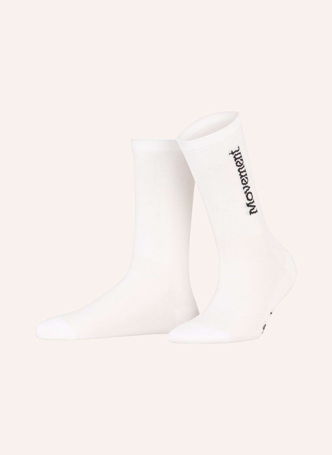 FINGERSCROSSED Cycling socks CLASSIC MOVEMENT TYPE, Color: WHITE (Image 1)