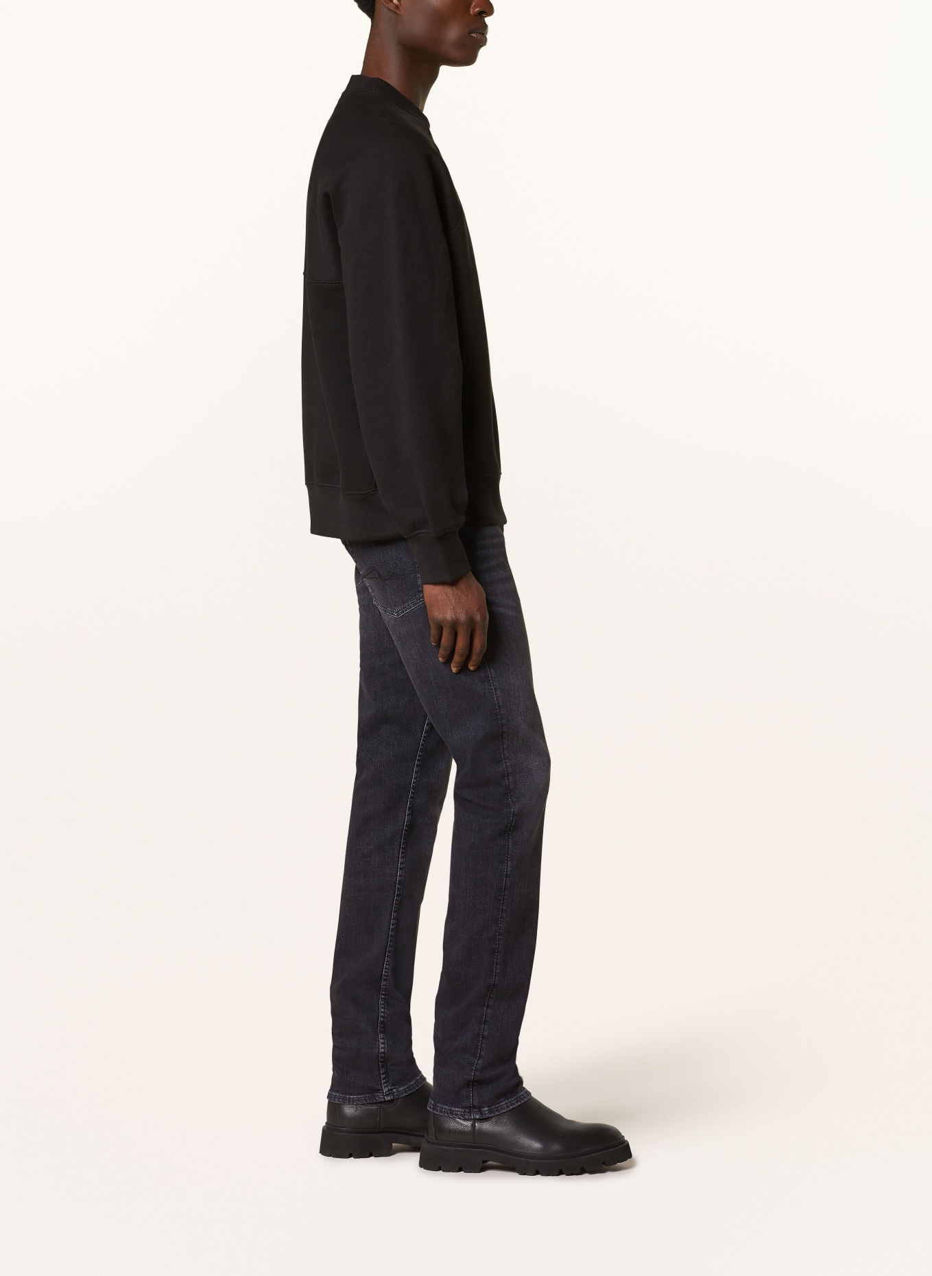 7 for all mankind Jeans SLIMMY EARTHKIND slim straight fit, Color: BLACK (Image 4)