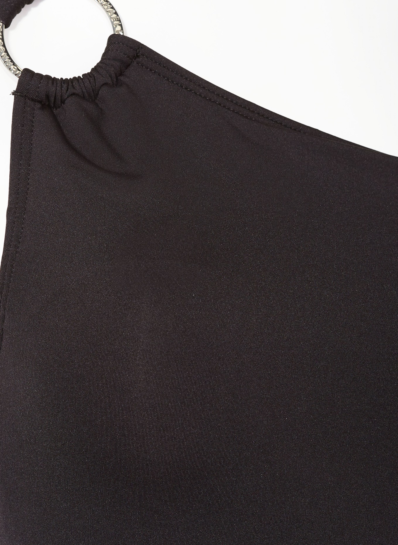 MICHAEL KORS Underwire swimsuit HARDWARE SOLIDS, Color: BLACK (Image 6)