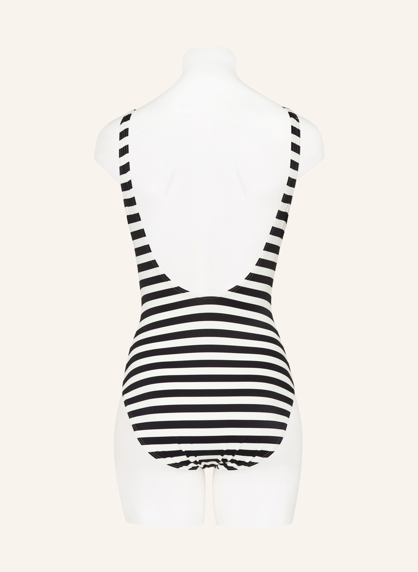 MICHAEL KORS Swimsuit MIXED STRIPE, Color: BLACK/ WHITE (Image 3)