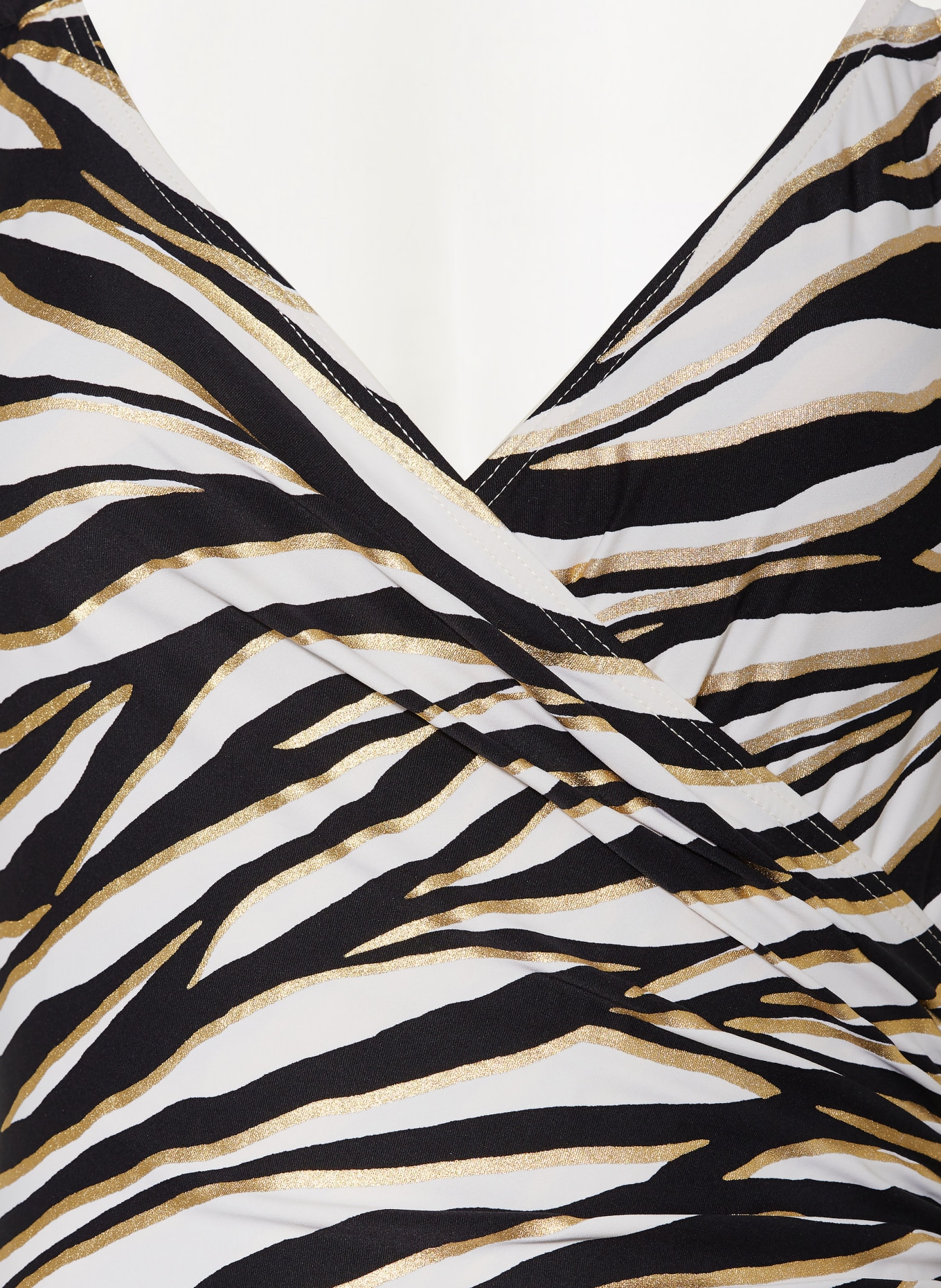 MICHAEL KORS Swimsuit SHIMMER TIGER, Color: BLACK/ WHITE/ GOLD (Image 4)