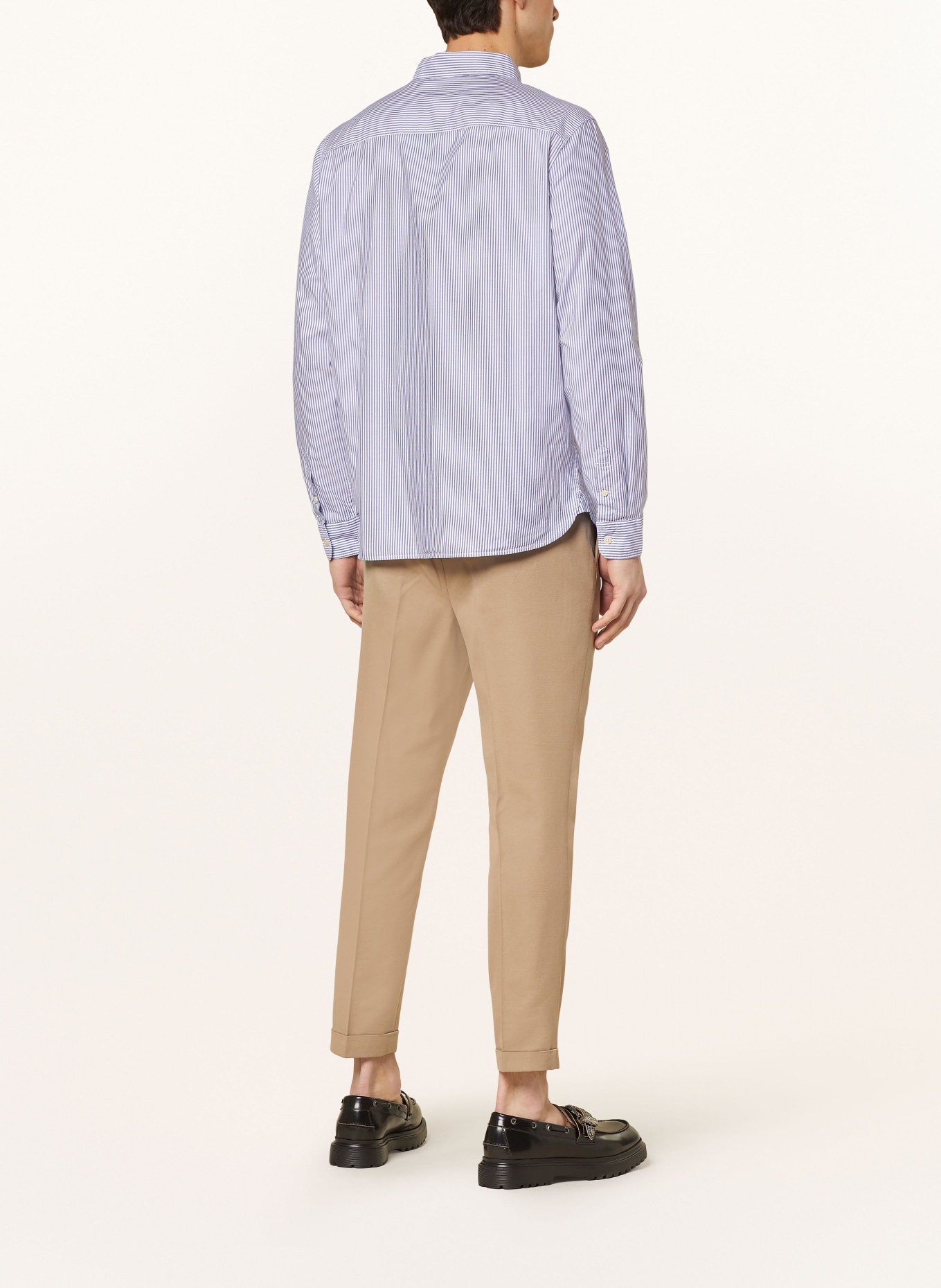 ALLSAINTS Shirt HILLVIEW relaxed fit, Color: WHITE/ BLUE (Image 3)
