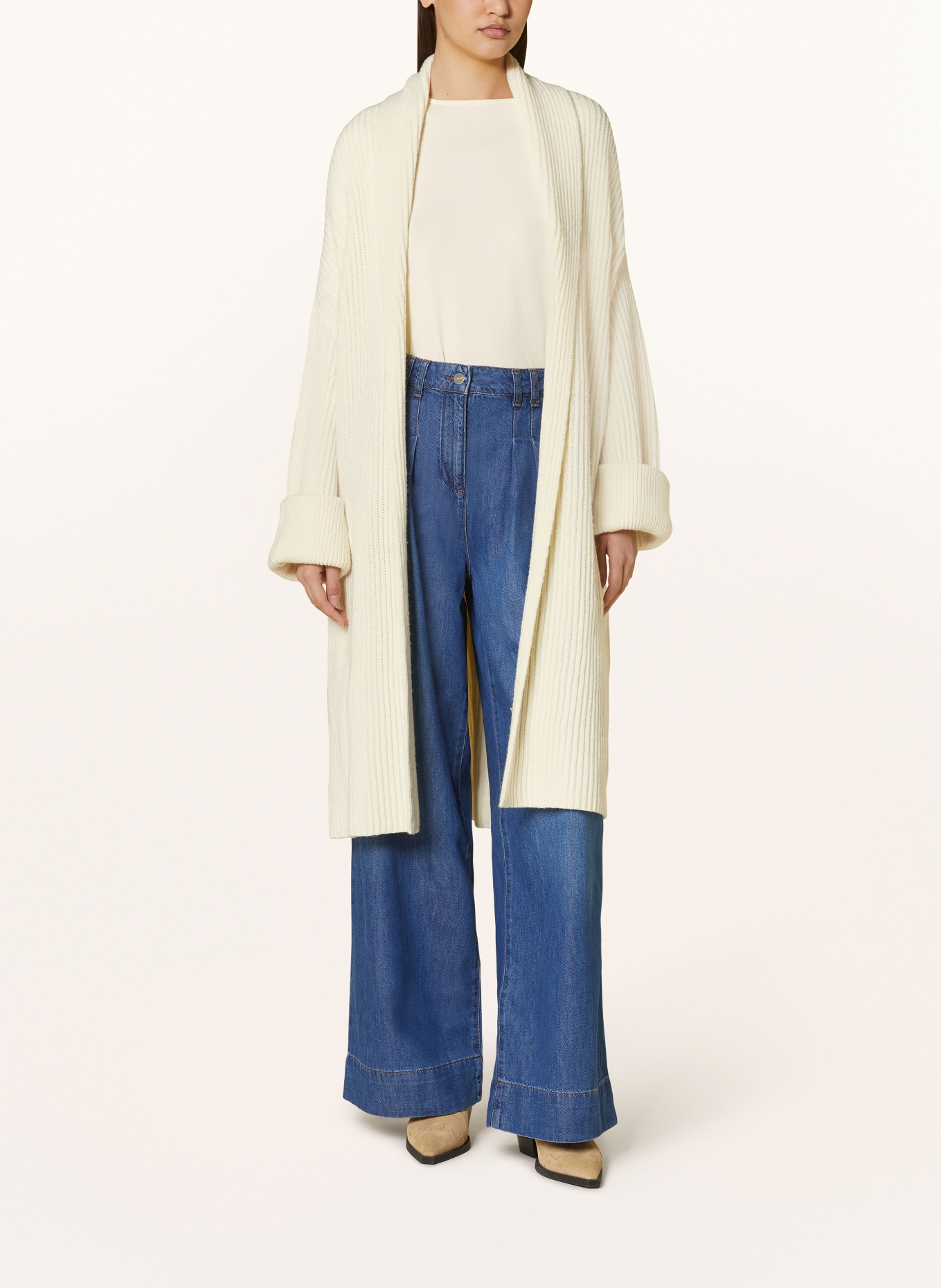 MAX & Co. Knit coat SOLANGE: CREAM