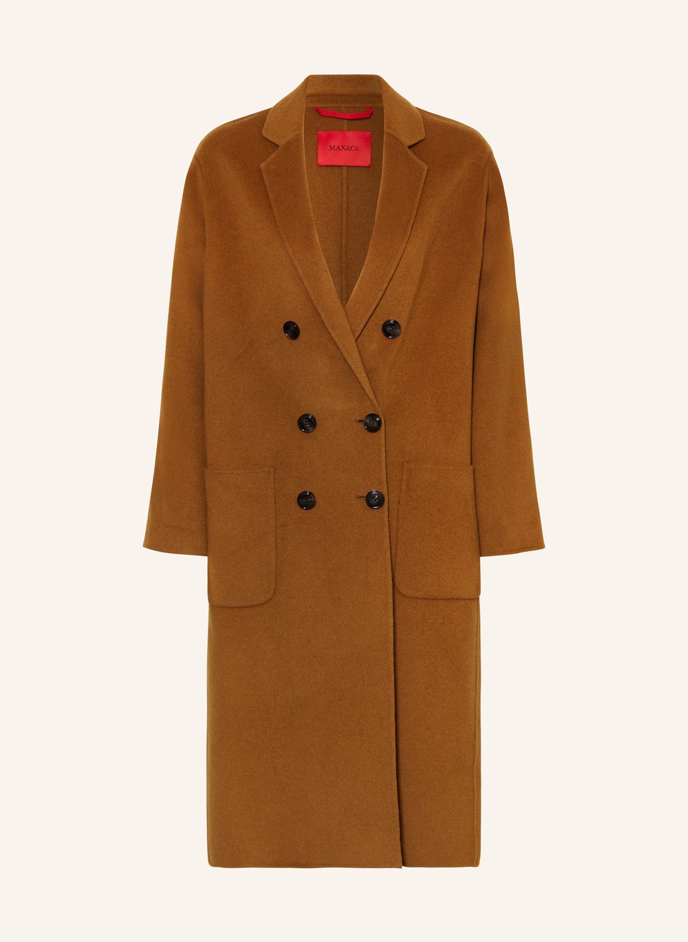 MAX & Co. Wollmantel ELEMENTO: CAMEL