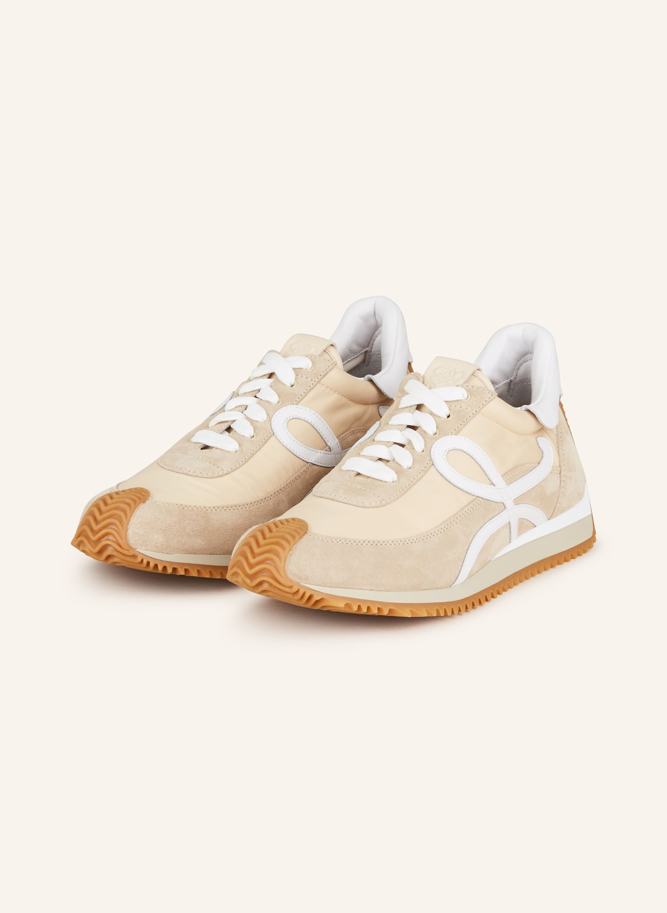 LOEWE Sneakers FLOW RUNNER, Color: BEIGE/ WHITE (Image 1)