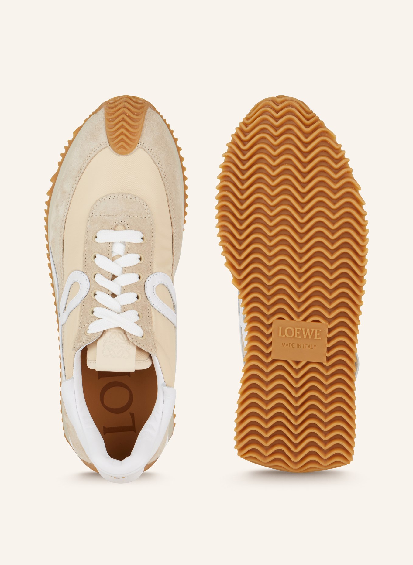 LOEWE Sneakers FLOW RUNNER, Color: BEIGE/ WHITE (Image 5)