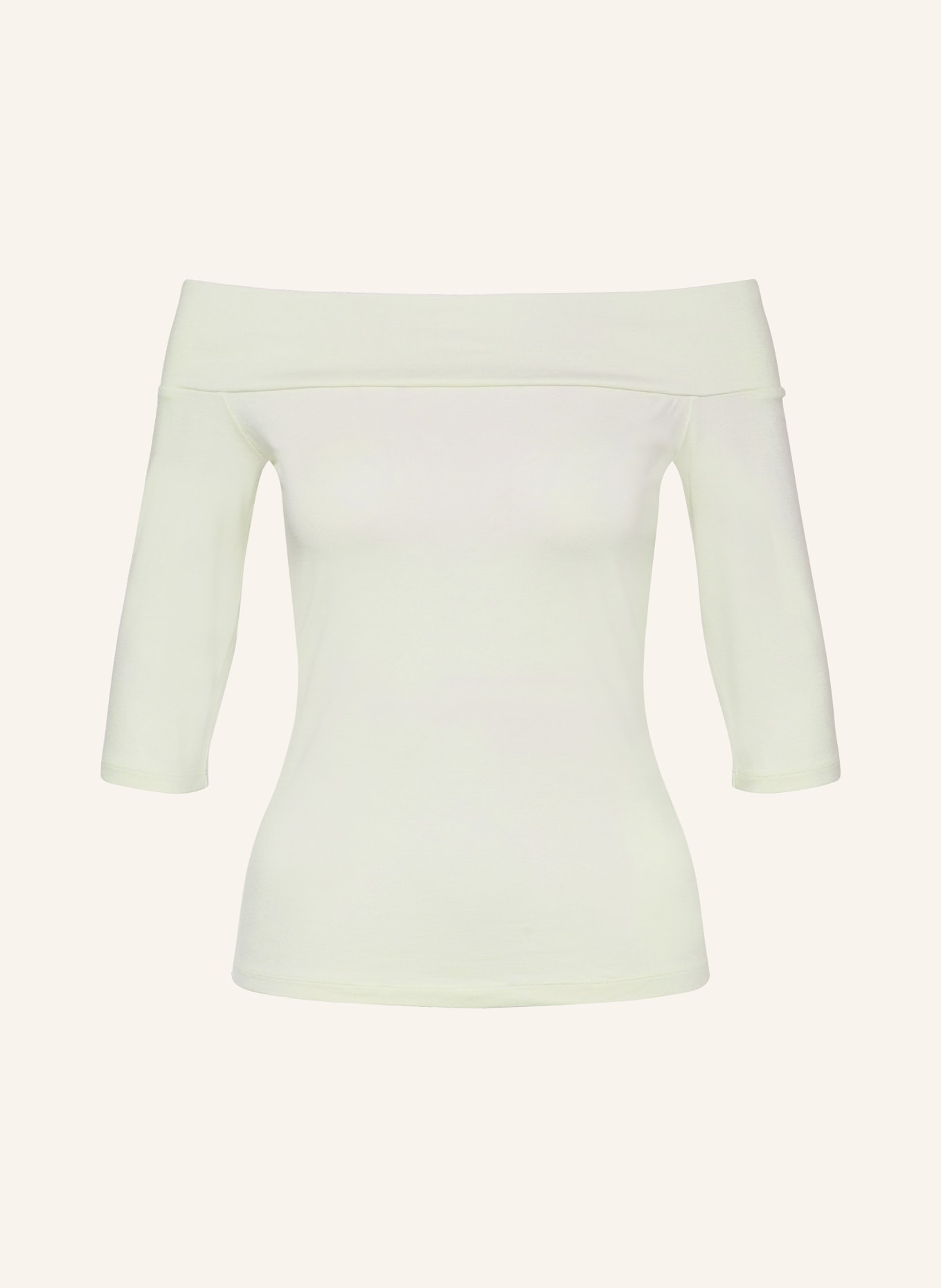 VANILIA Off-Shoulder-Shirt mit 3/4-Arm, Farbe: MINT (Bild 1)
