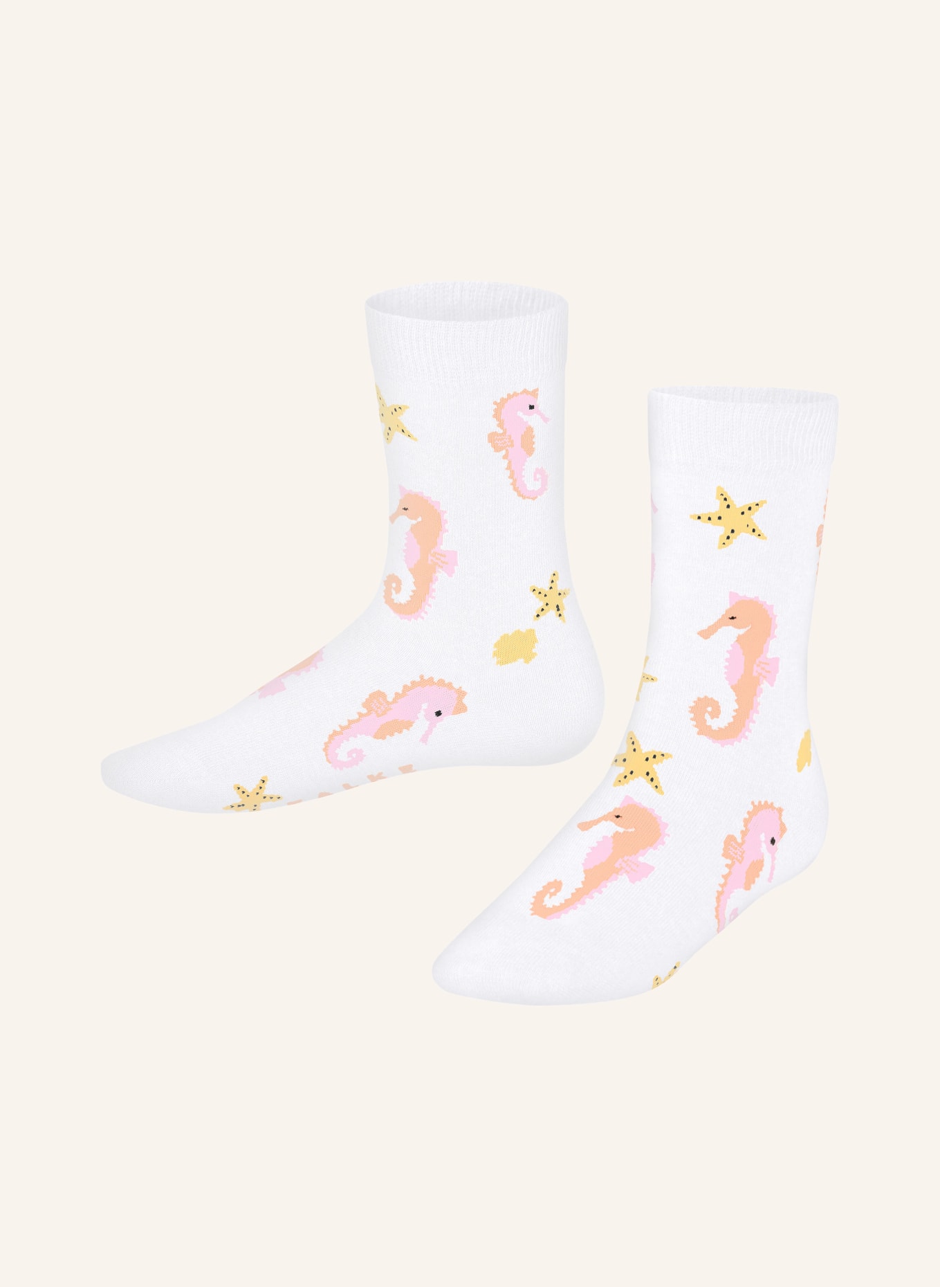 FALKE Socken LOVELY SEAHORSES, Farbe: 2000 WHITE (Bild 1)