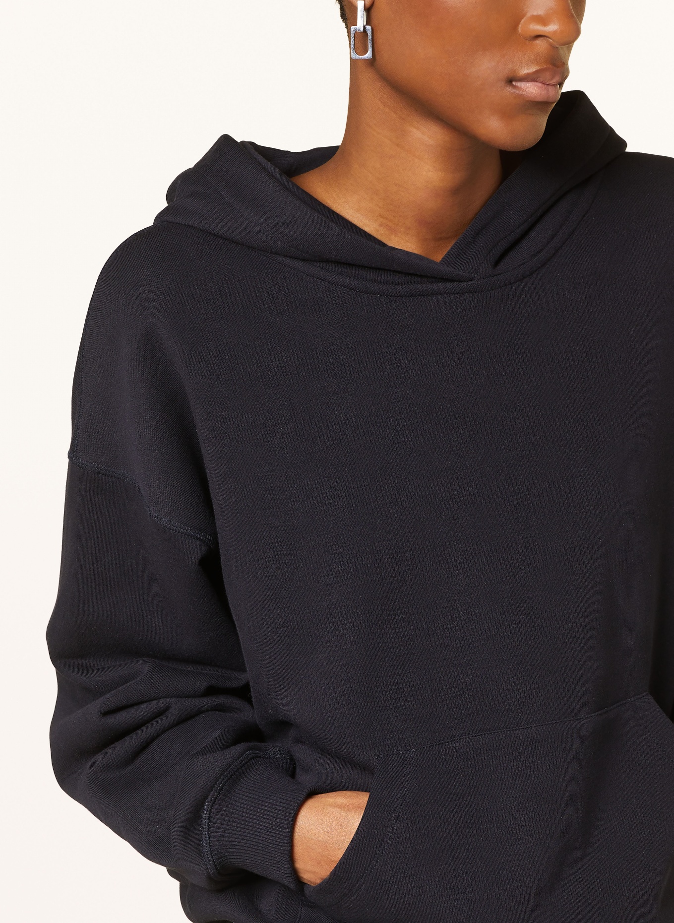 REISS Oversized hoodie CODY, Color: DARK BLUE (Image 5)