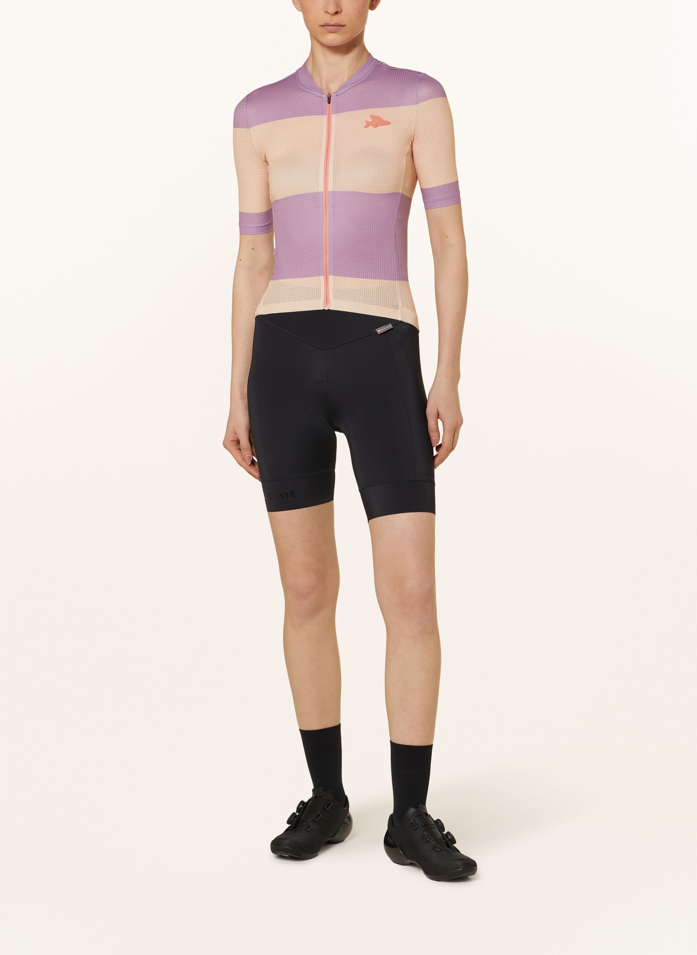 CAFÉ DU CYCLISTE Cycling jacket ANGELINE, Color: PURPLE/ LIGHT ORANGE (Image 2)