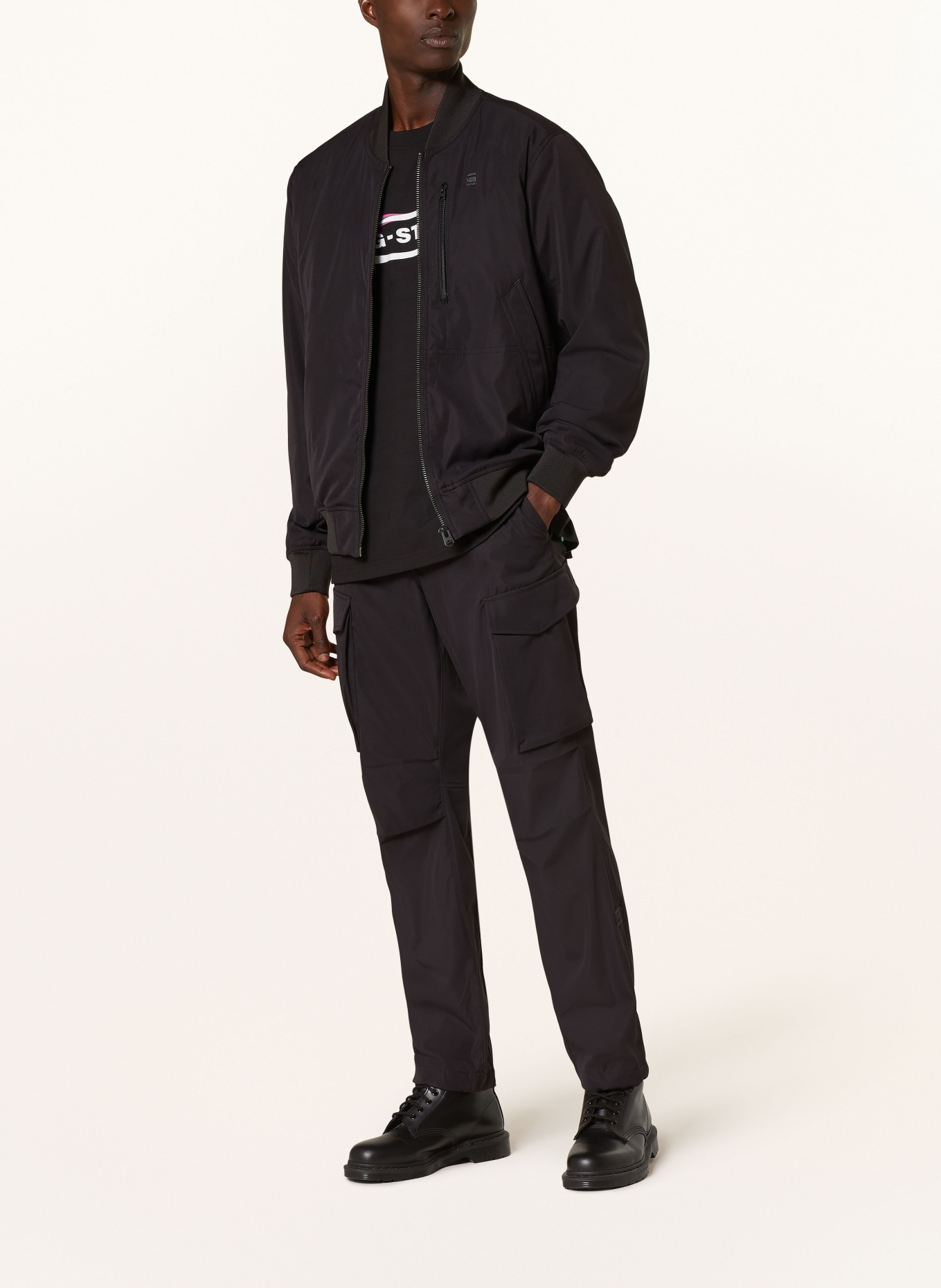 G-Star RAW Cargo pants regular fit, Color: BLACK (Image 2)