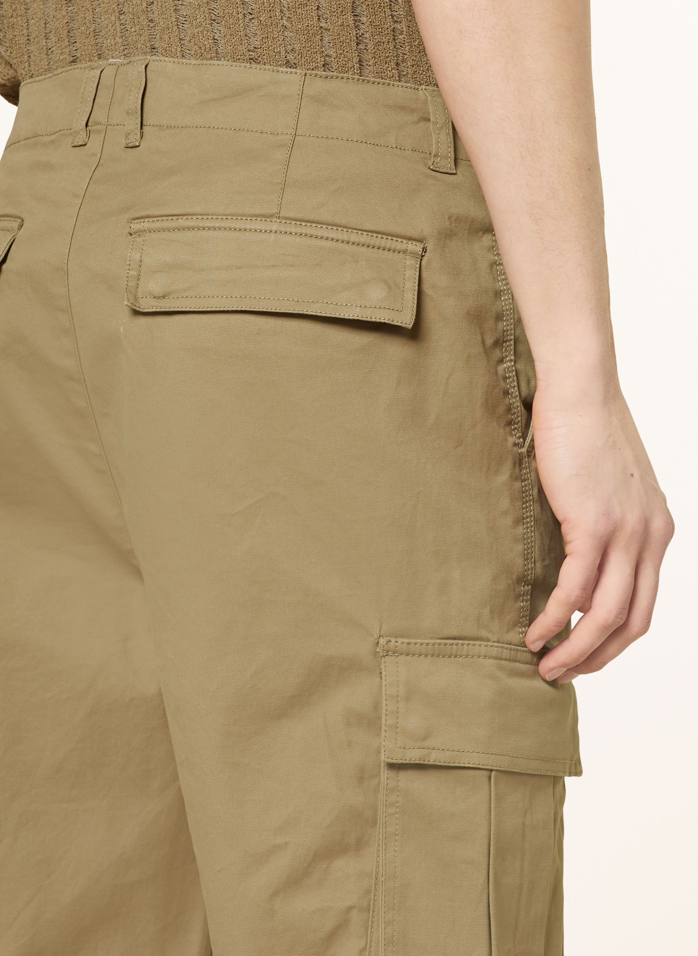 ALLSAINTS Cargo pants LEWES slim fit, Color: KHAKI (Image 6)