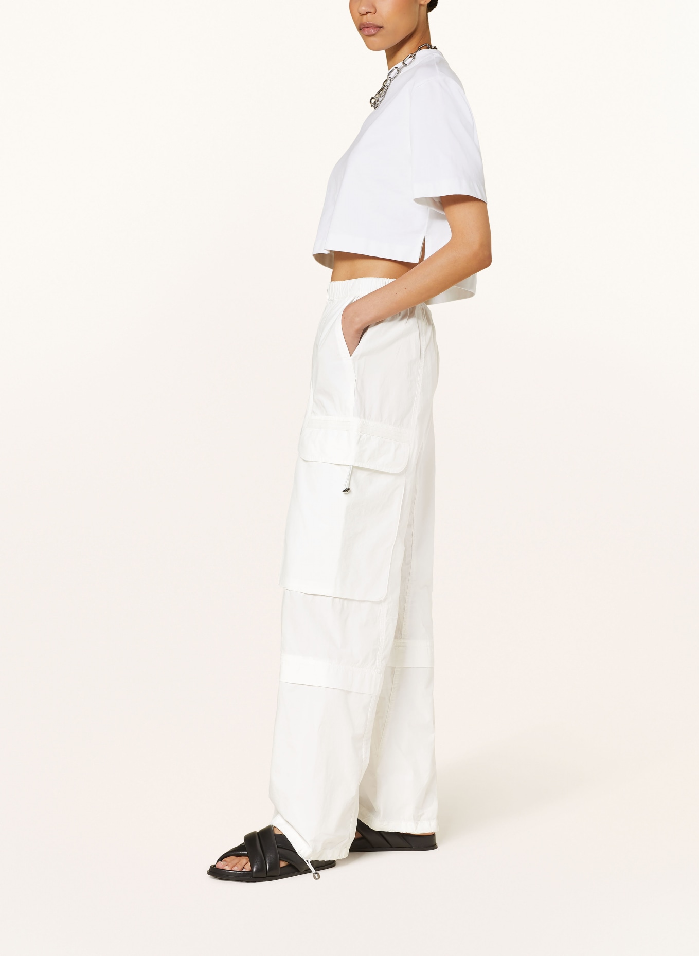 ALLSAINTS Cargo pants BARBARA, Color: WHITE (Image 4)