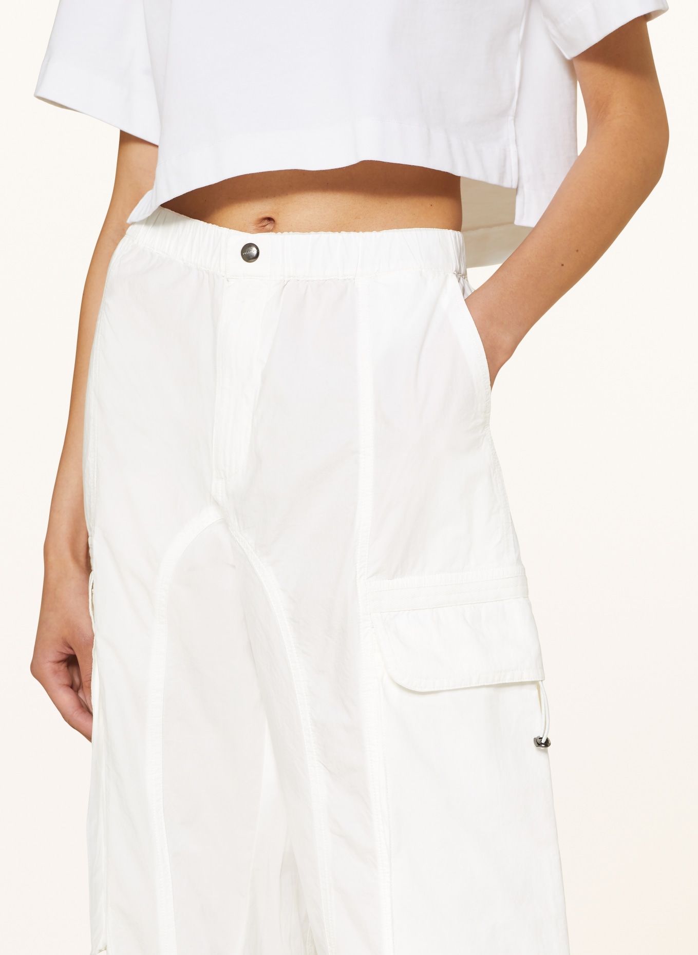 ALLSAINTS Cargo pants BARBARA, Color: WHITE (Image 5)
