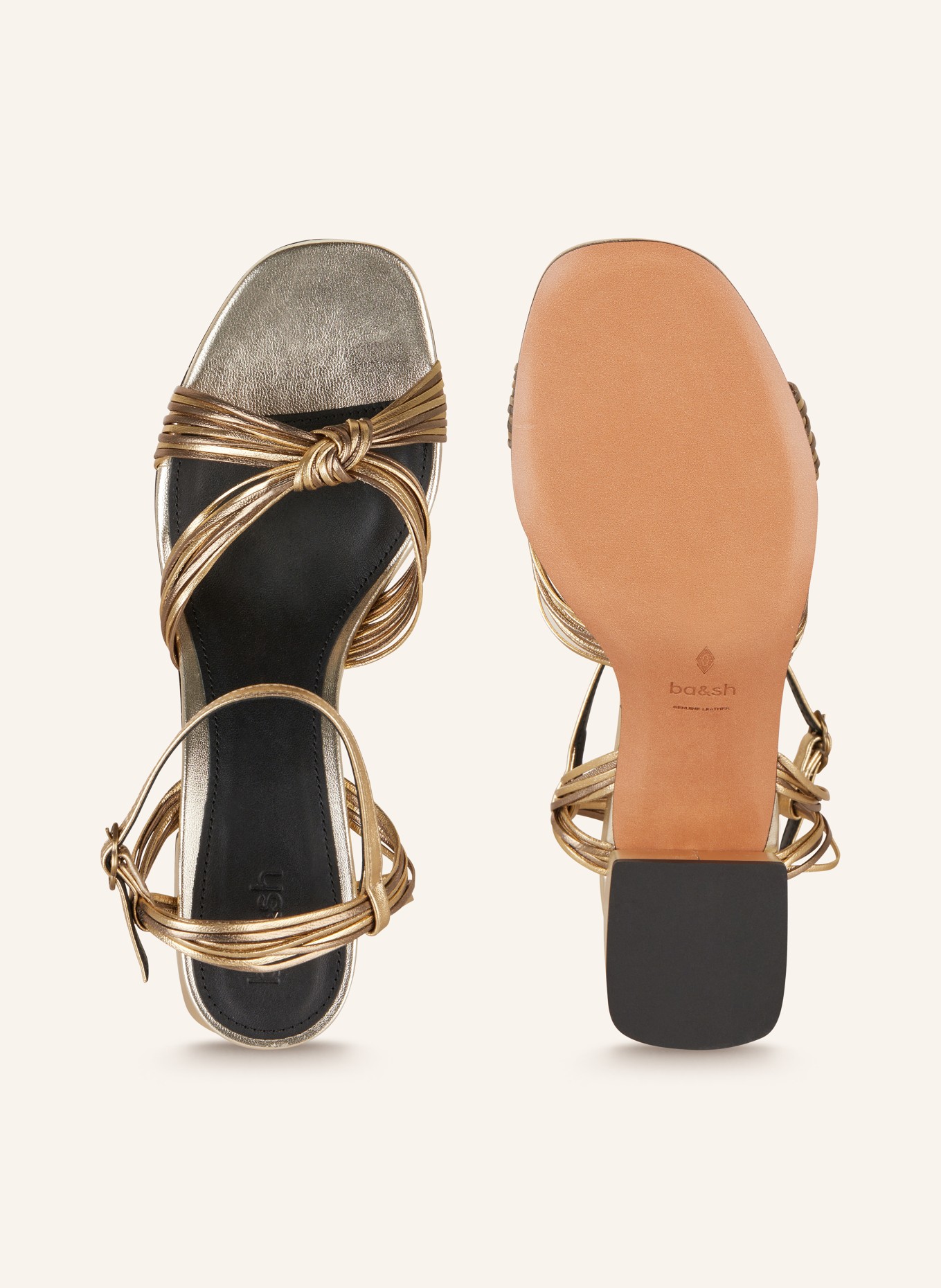 ba&sh Sandaletten CARIA, Farbe: GOLD (Bild 5)