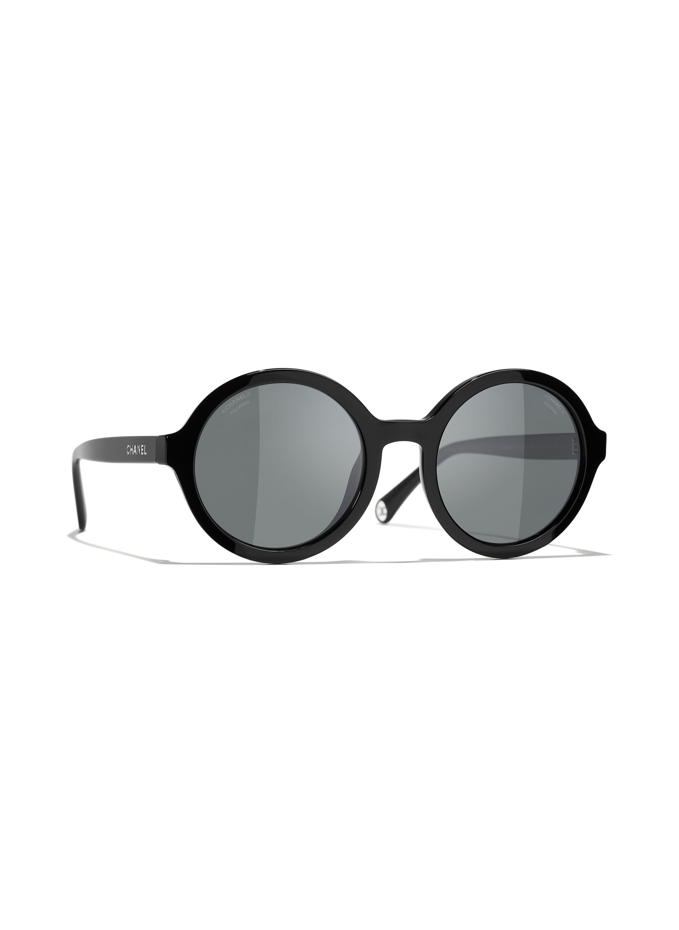 CHANEL Round sunglasses, Color: C714M2 - HAVANA/ BROWN POLARIZED (Image 1)