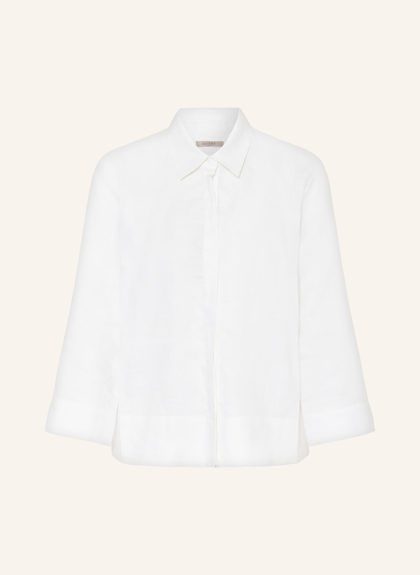 HOBBS Shirt blouse NITA made of linen, Color: WHITE (Image 1)