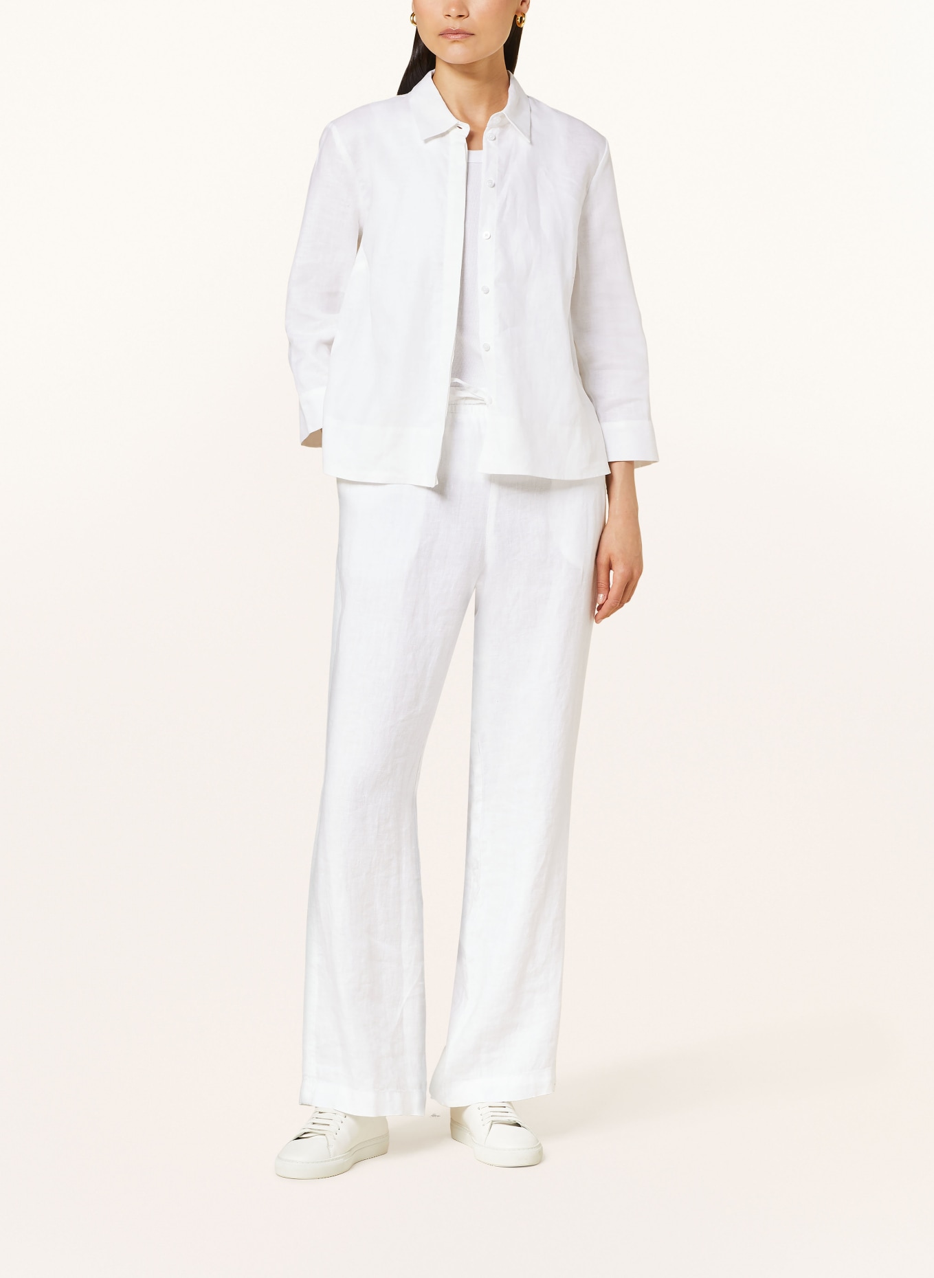 HOBBS Shirt blouse NITA made of linen, Color: WHITE (Image 2)