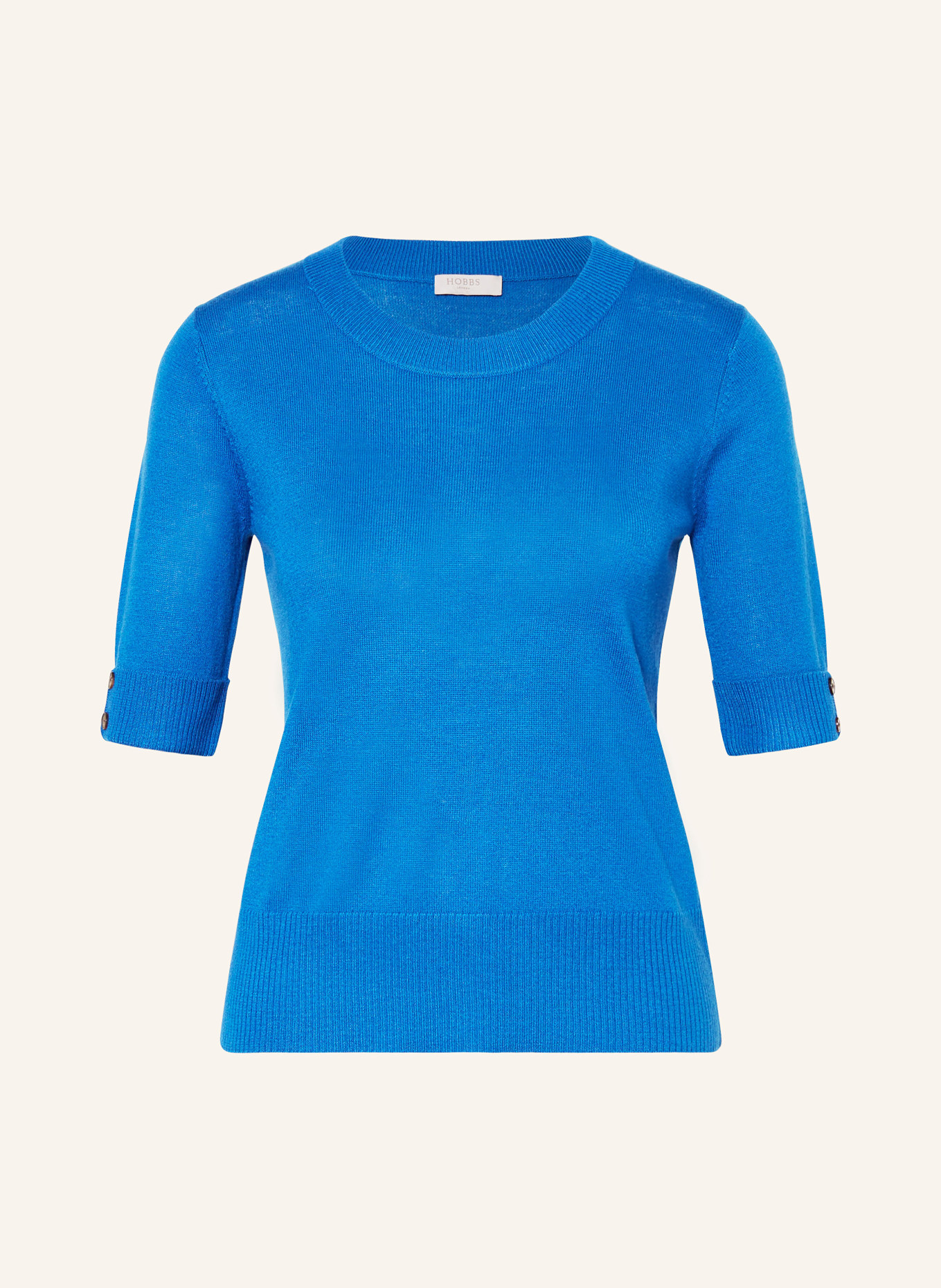 HOBBS Sweater LEANNE with 3/4 sleeves, Color: BLUE (Image 1)