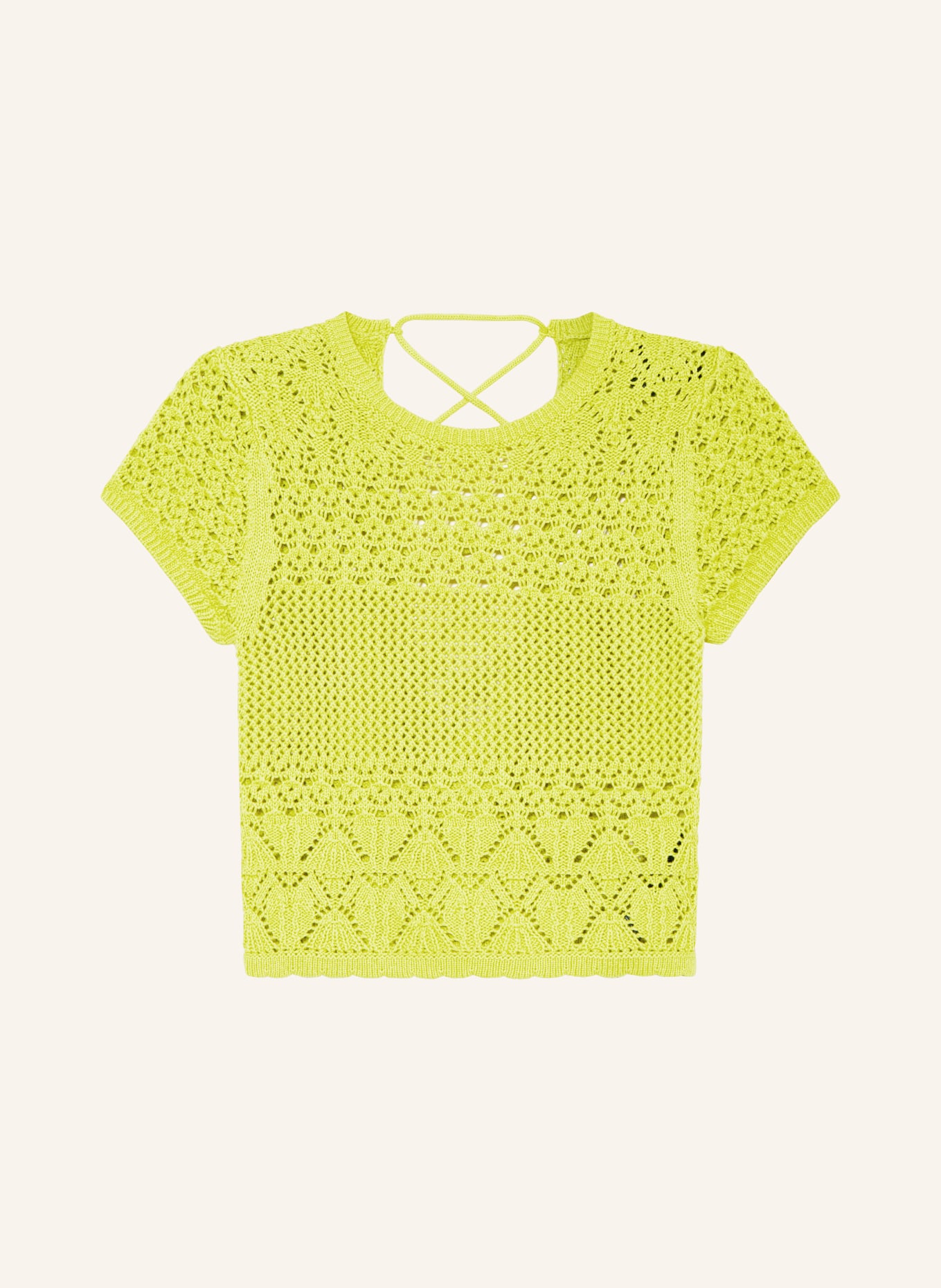 ALLSAINTS Dzianinowa koszulka BRIAR, Kolor: JASNOZIELONY (Obrazek 1)
