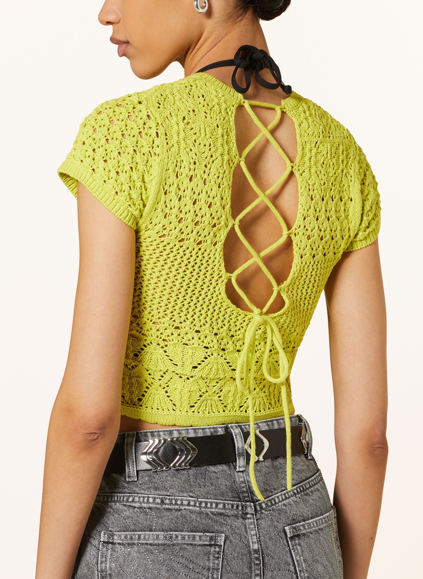 ALLSAINTS Knit shirt BRIAR, Color: LIGHT GREEN (Image 4)