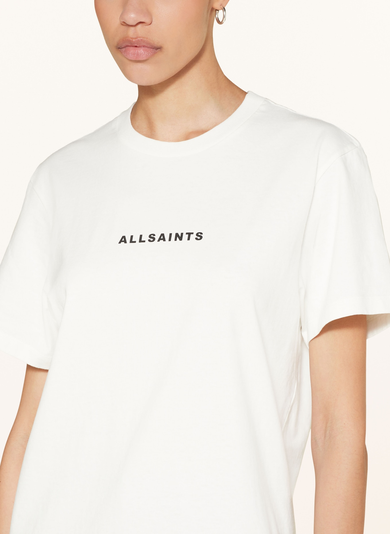 ALLSAINTS Oversized-Shirt TOUR BOYFRIEND, Farbe: WEISS/ SCHWARZ (Bild 4)