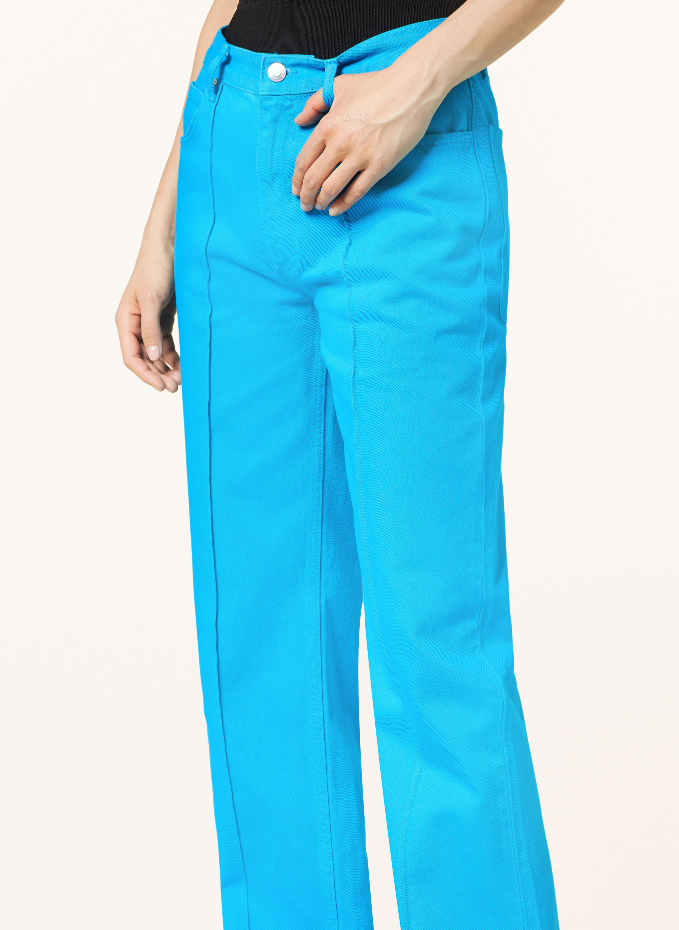 SANDRO Straight Jeans, Farbe: NEONBLAU (Bild 5)