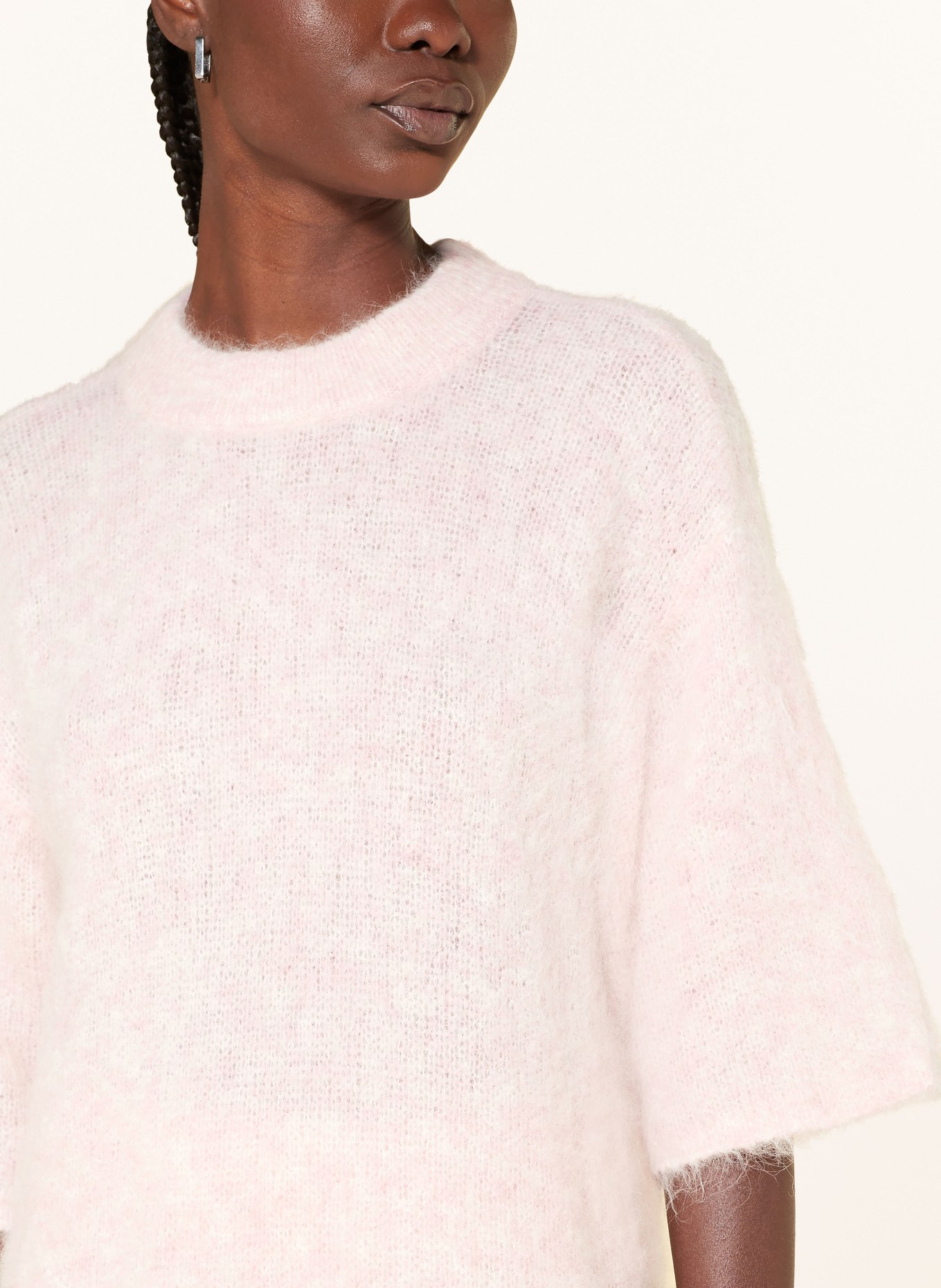 HOLZWEILER Knit shirt with alpaca, Color: PINK (Image 4)