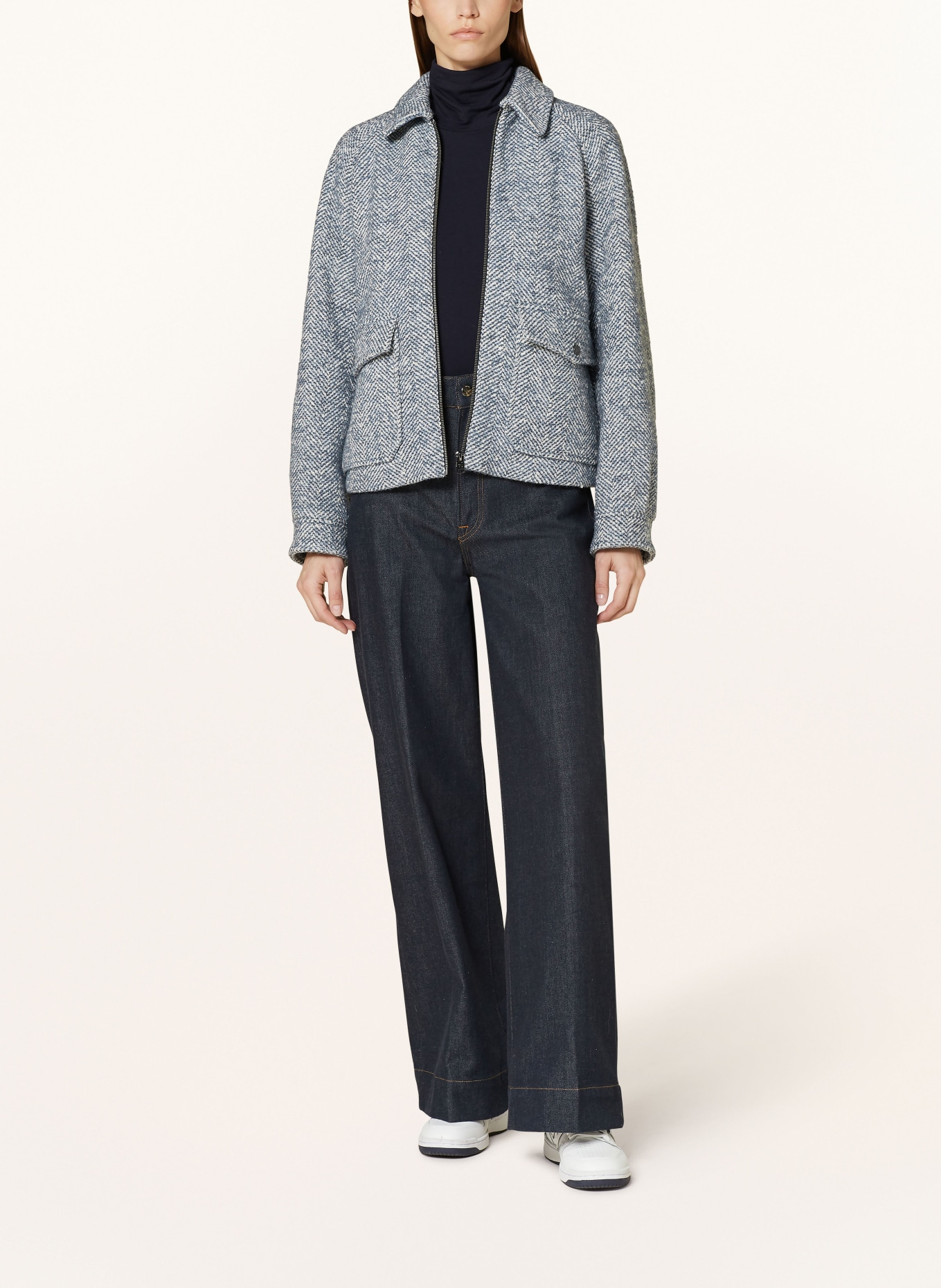 WOOLRICH Overjacket, Farbe: BLAU/ WEISS/ DUNKELGRAU (Bild 2)
