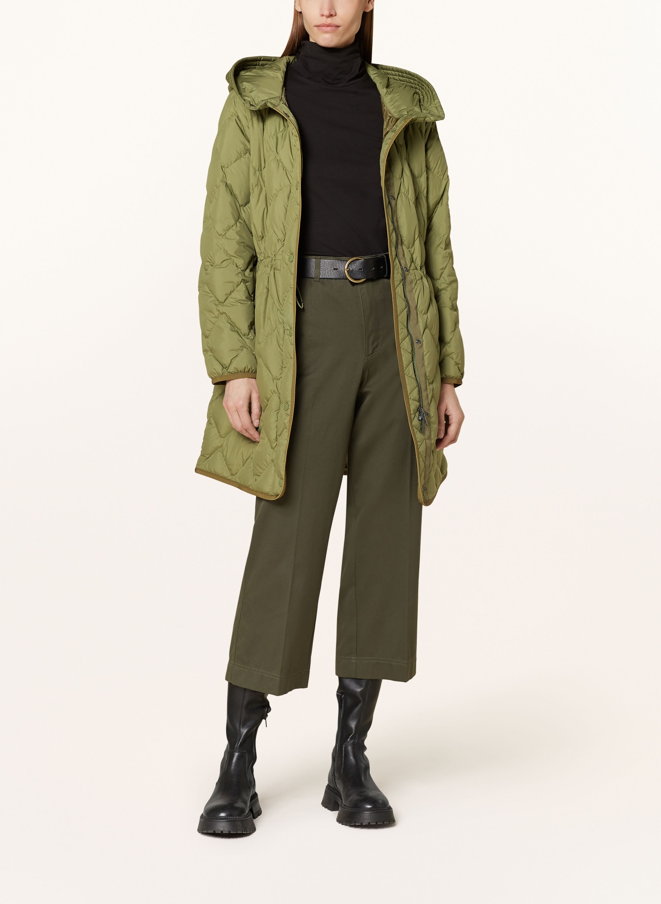 Woolrich parka green hotsell