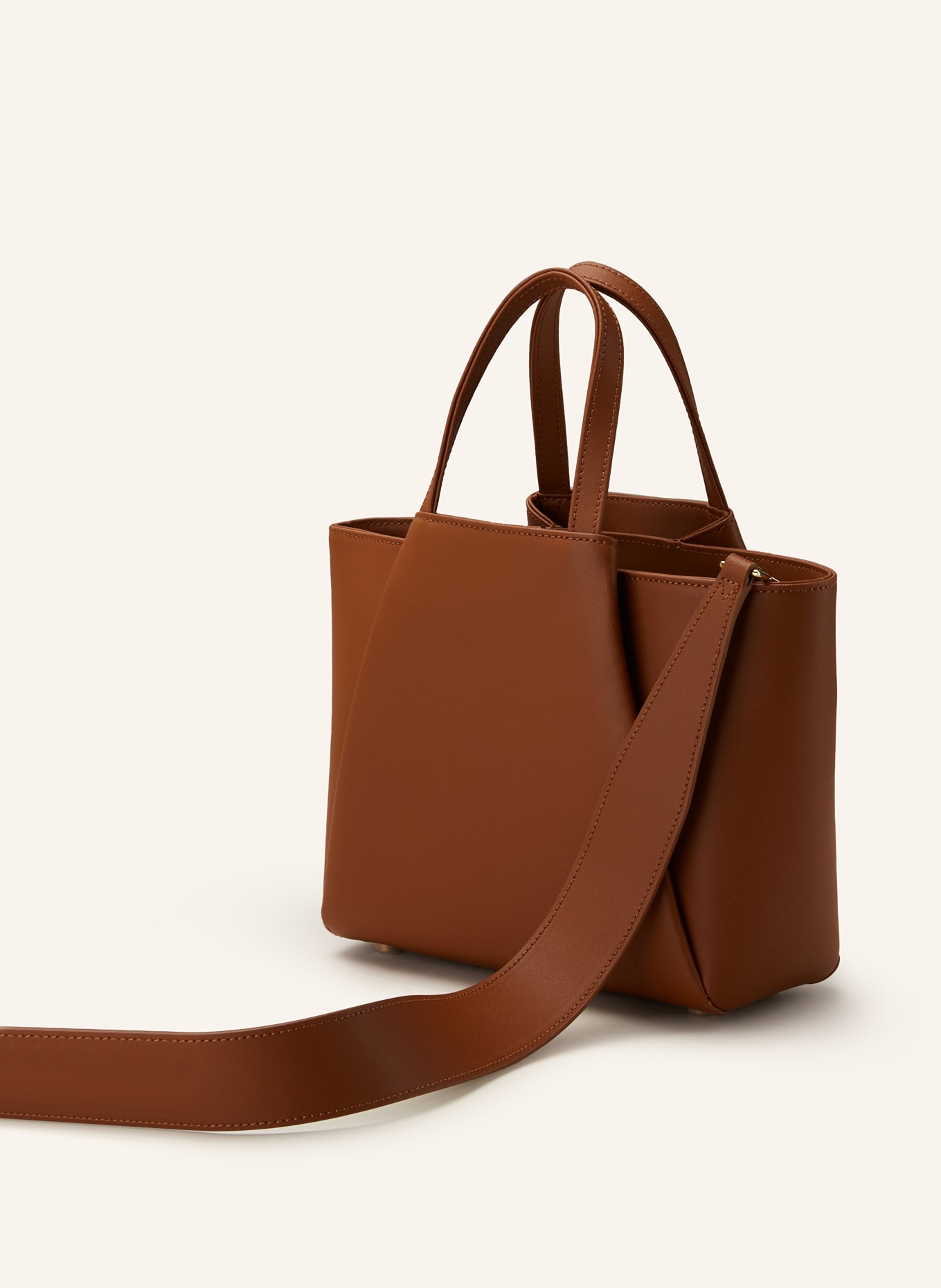 KAAI Handtasche PYRAMID MINI: COGNAC