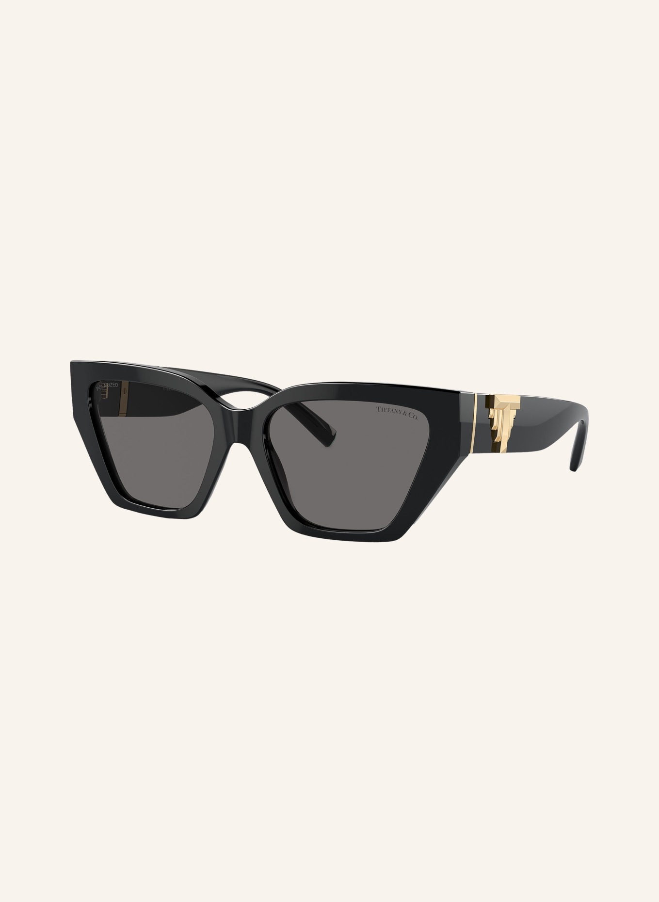 TIFFANY & Co. Sunglasses TF4218, Color: 800181 - BLACK/DARK GRAY POLARIZED (Image 1)
