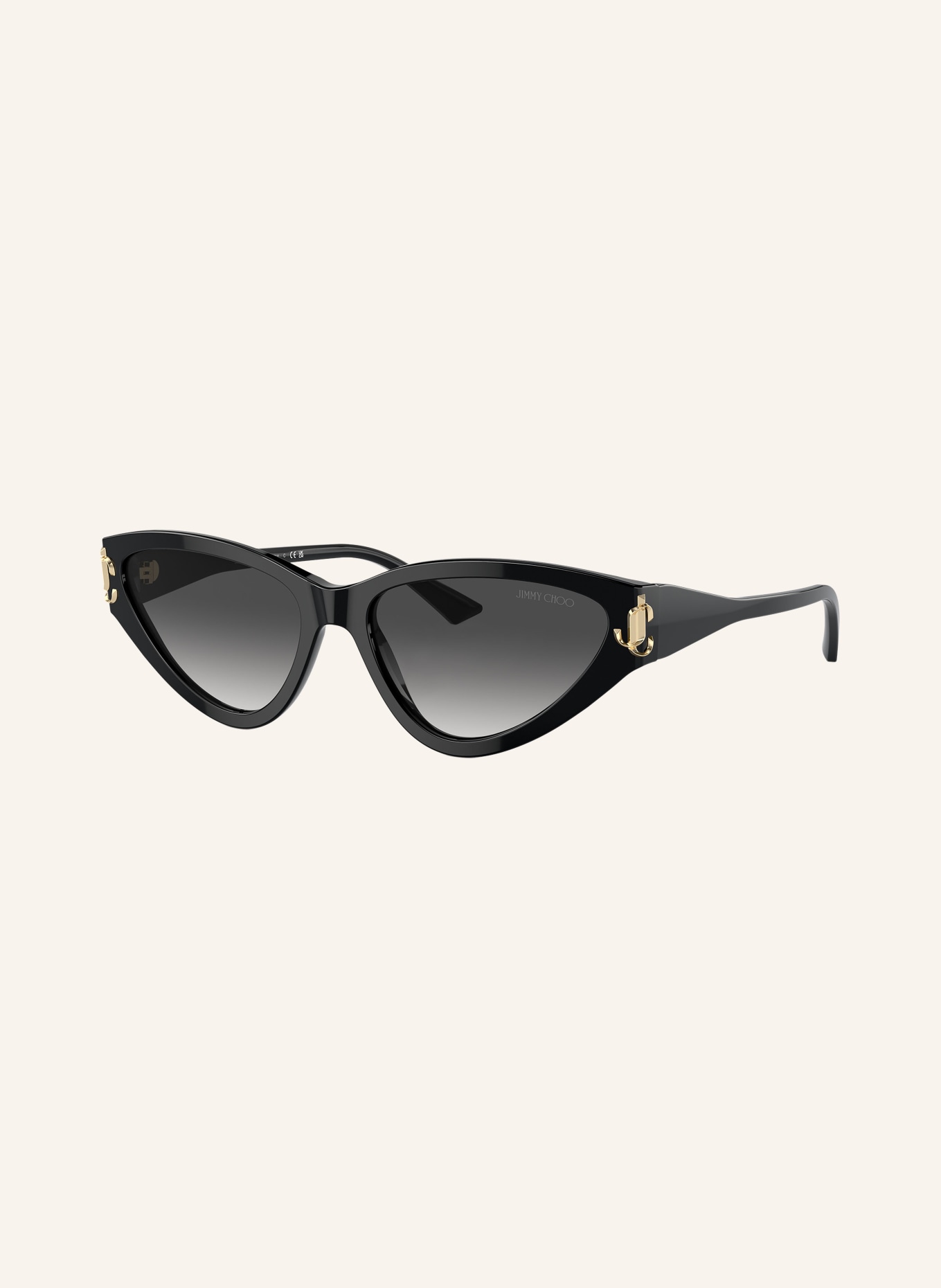 JIMMY CHOO Sonnenbrille JC5019, Farbe: 50008G - SCHWARZ/ GRAU VERLAUF (Bild 1)