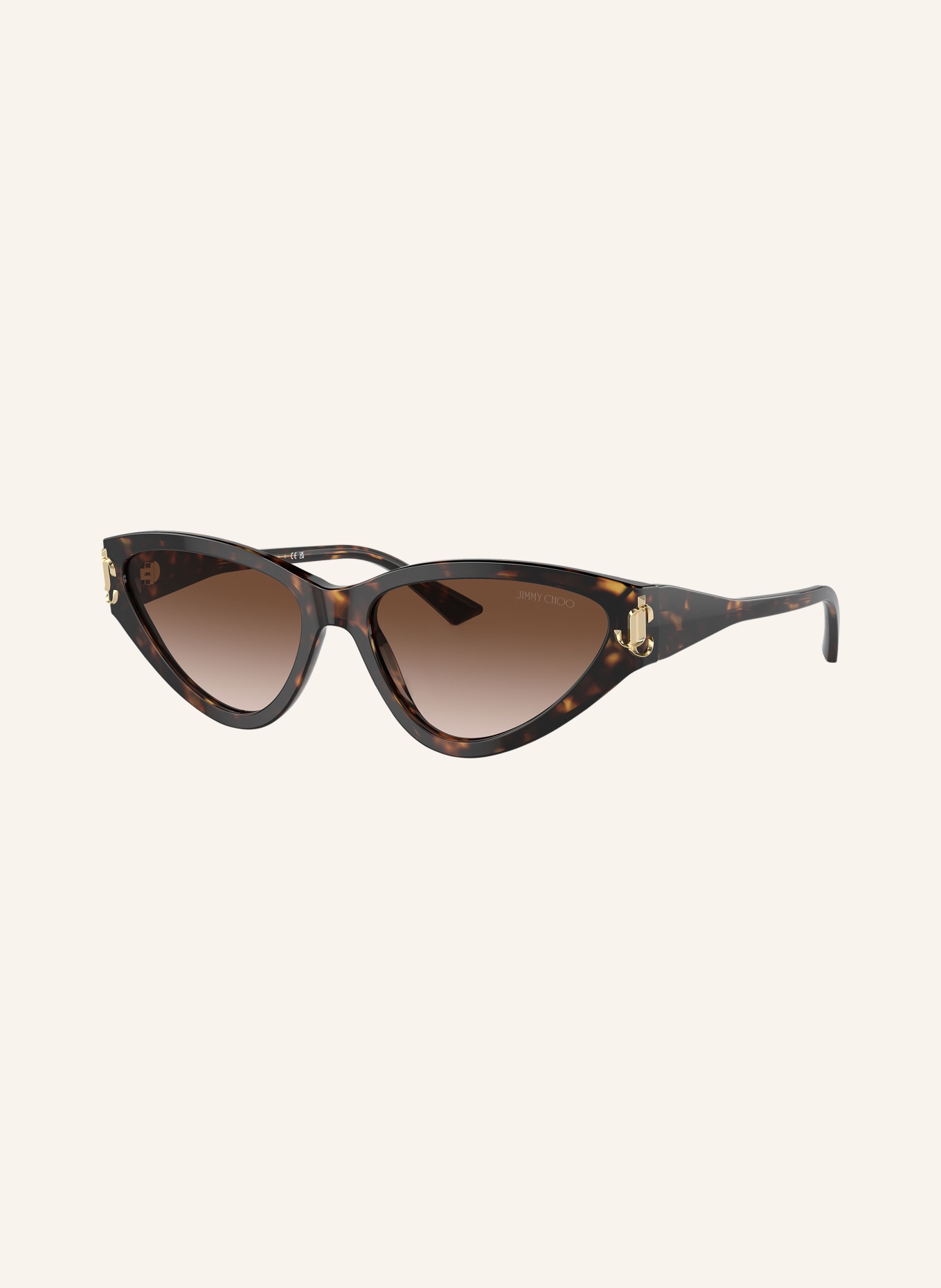 JIMMY CHOO Sonnenbrille JC5019, Farbe: 500213 - HAVANA/ BRAUN VERLAUF (Bild 1)