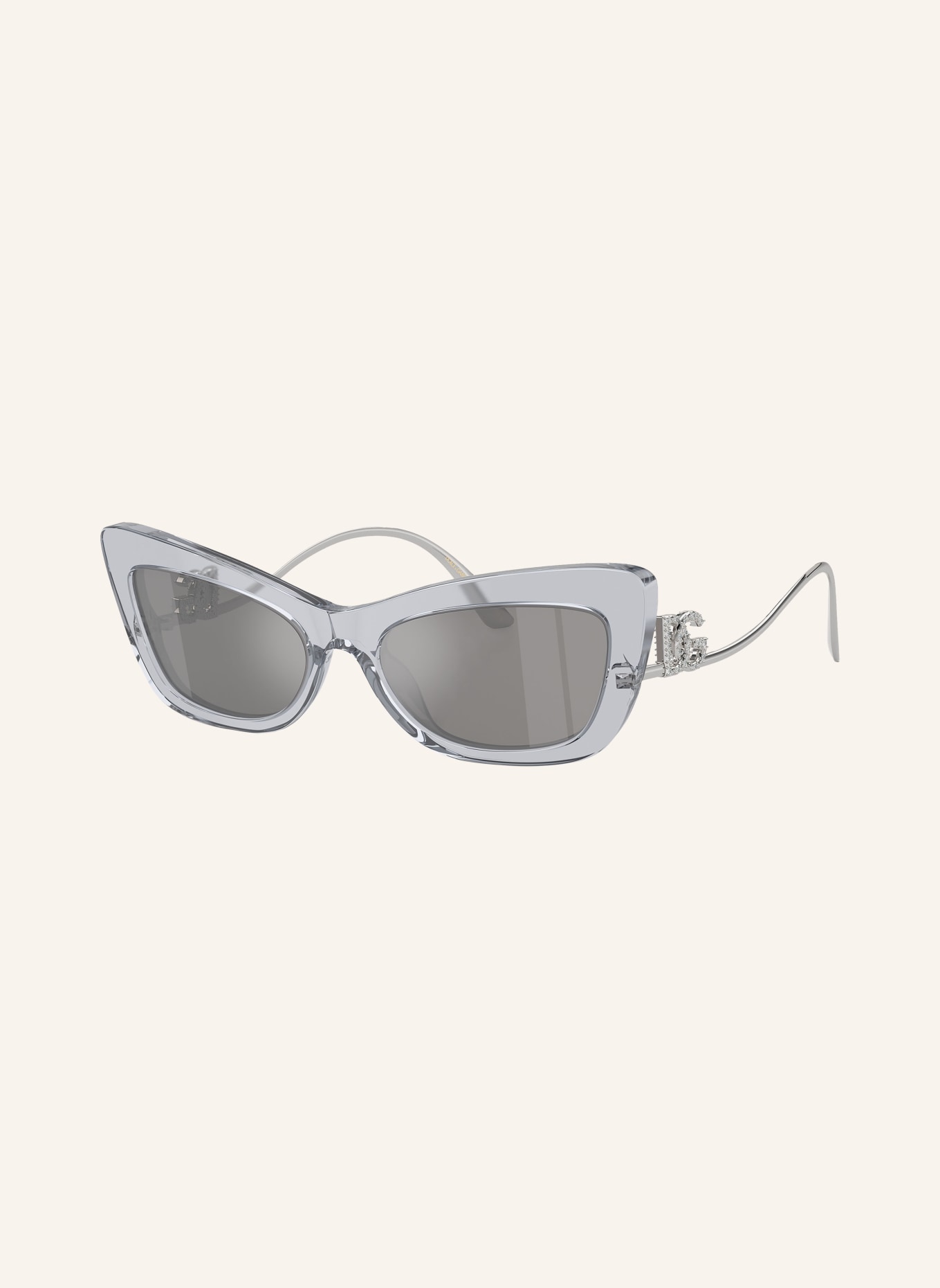 DOLCE & GABBANA Sonnenbrille DG4467B: 32916G - HELLGRAU/ GRAU VERSPIEGELT