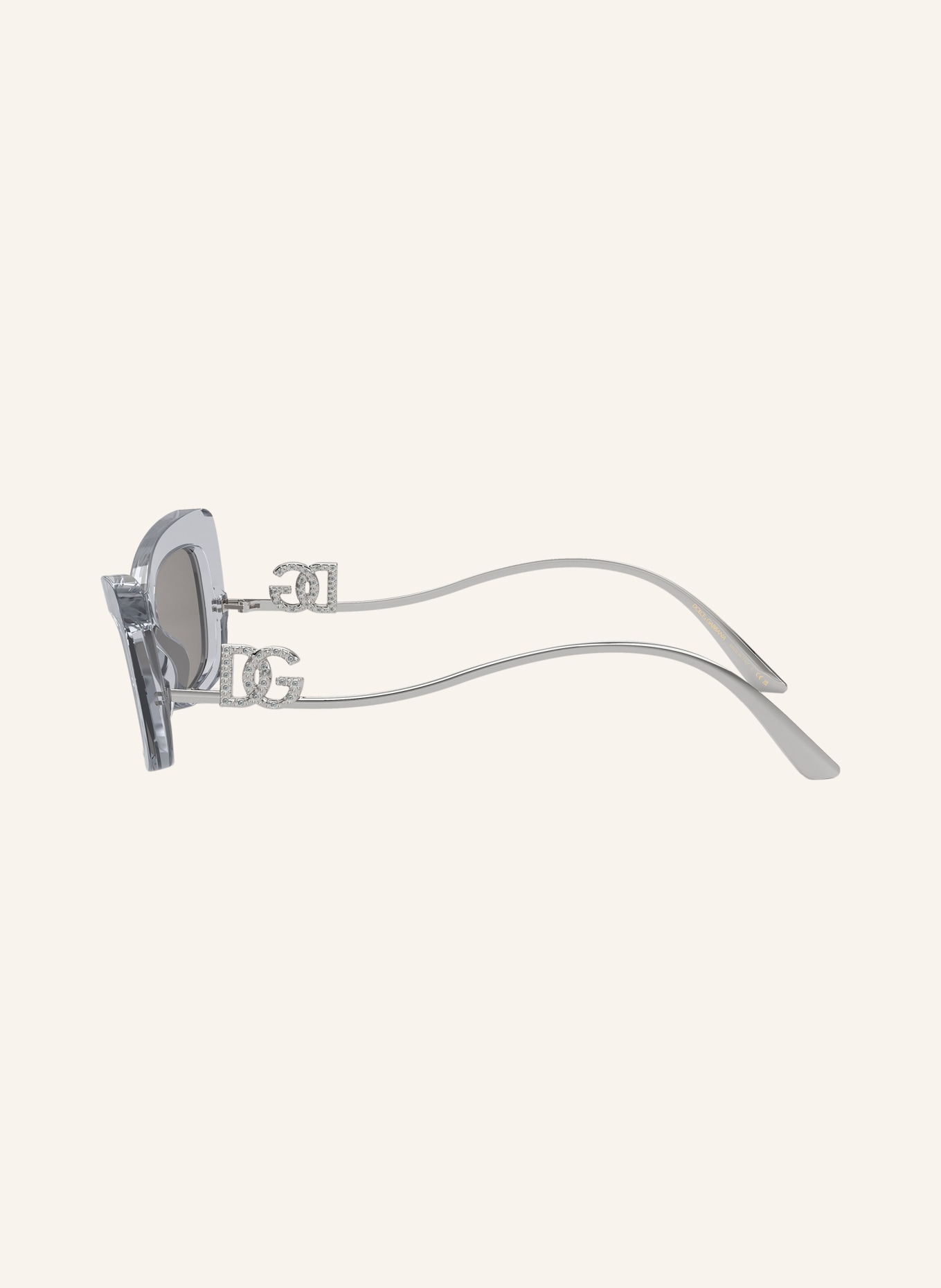 DOLCE & GABBANA Sonnenbrille DG4467B: 32916G - HELLGRAU/ GRAU VERSPIEGELT