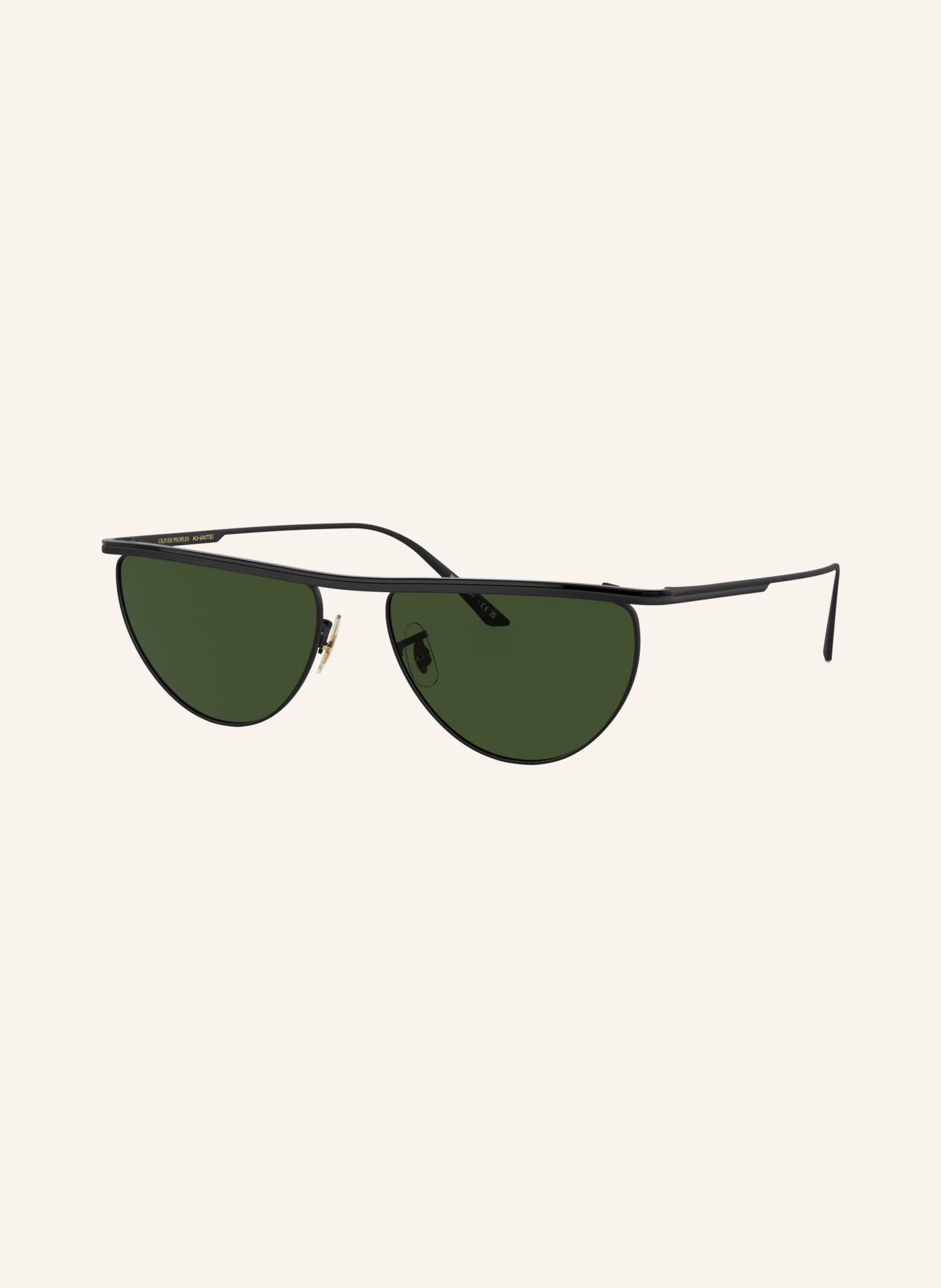 OLIVER PEOPLES Sunglasses OV1342S, Color: 506271 - BLACK/DARK GREEN (Image 1)
