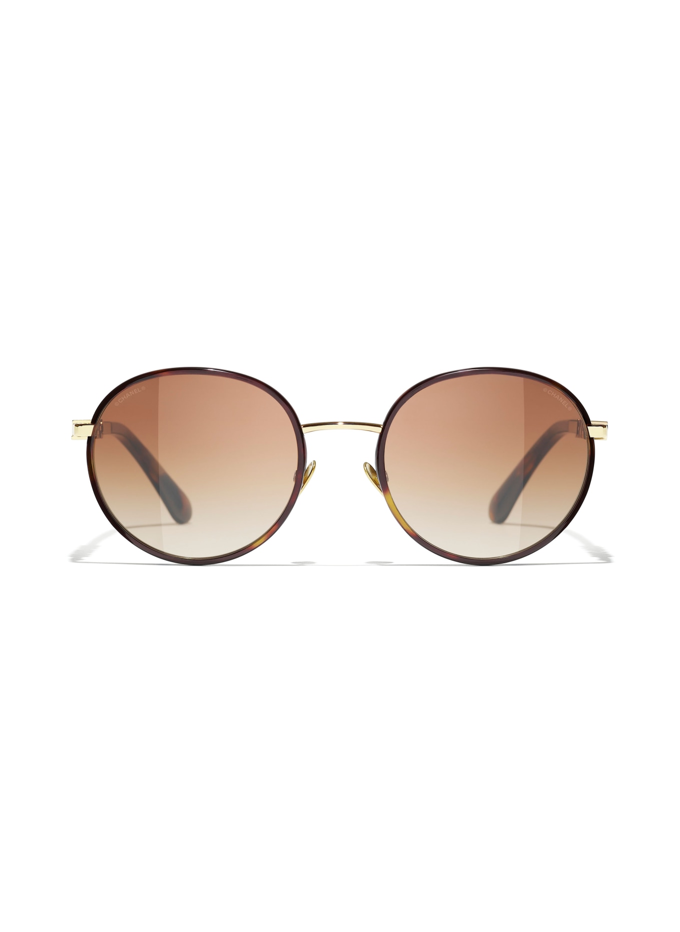 CHANEL Runde Sonnenbrille: C429S5 - HAVANA/ BRAUN VERLAUF