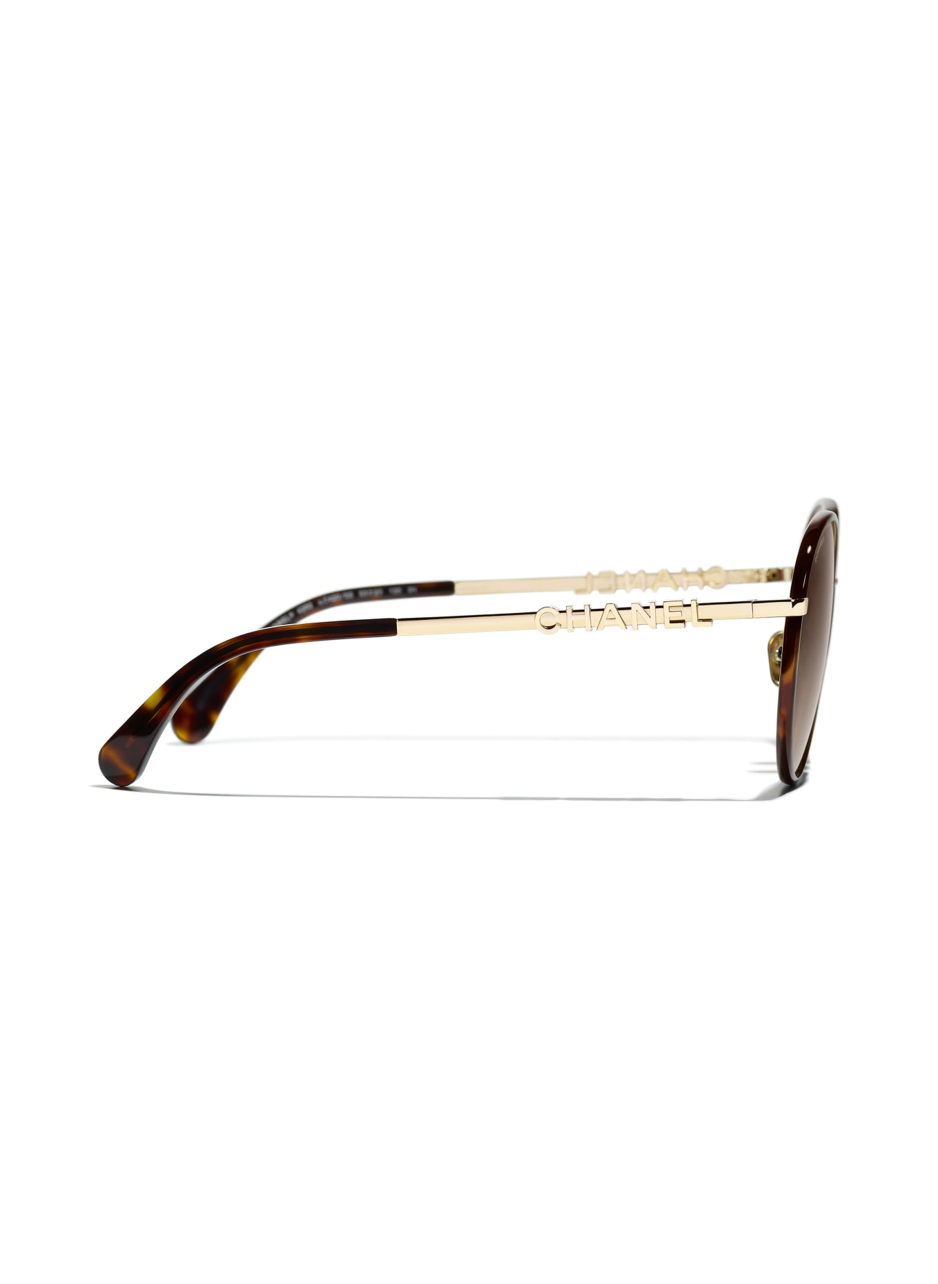 CHANEL Runde Sonnenbrille: C429S5 - HAVANA/ BRAUN VERLAUF