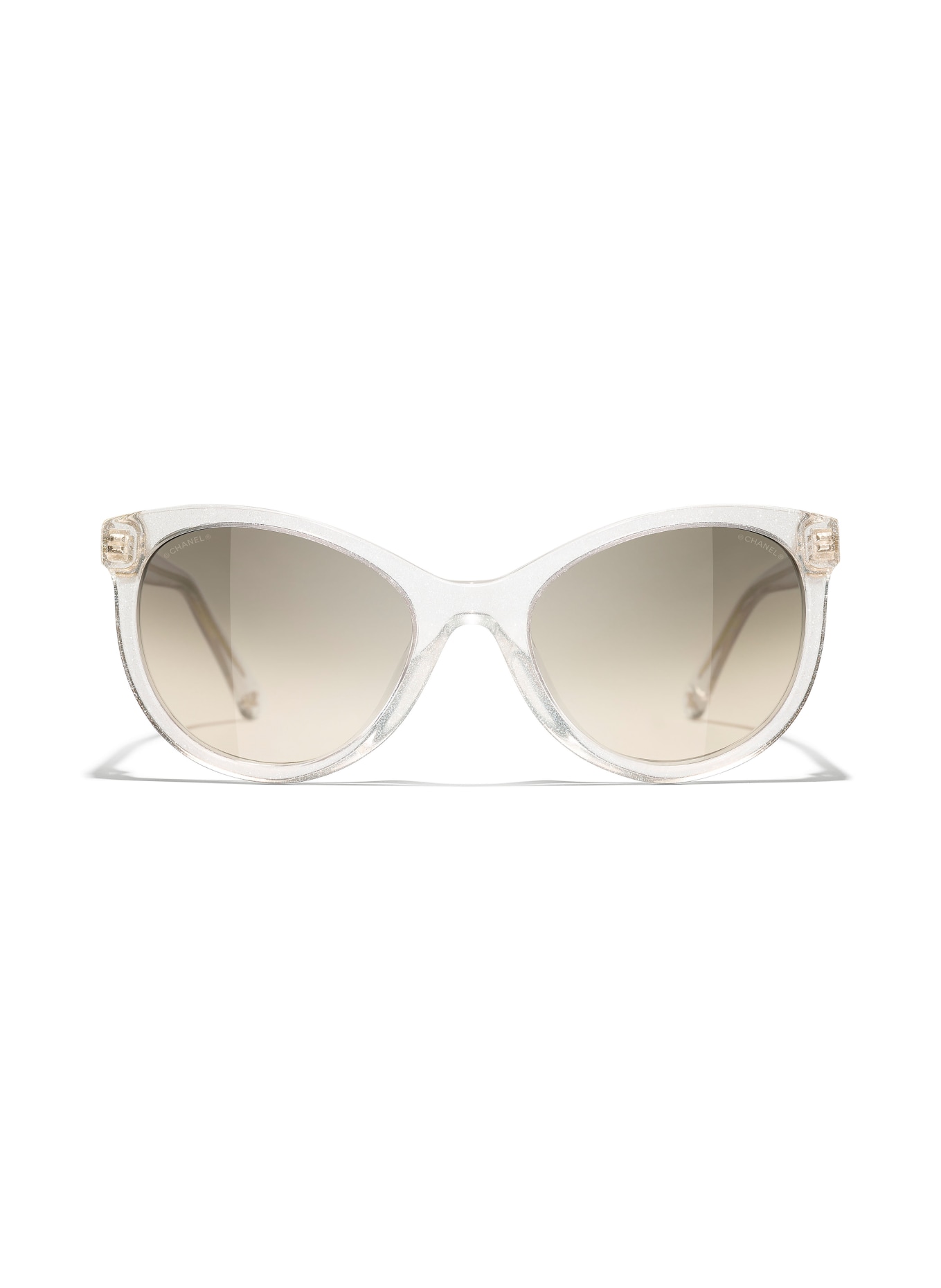 CHANEL Butterfly style sunglasses, Color: 175532 - TRANSPARENT/ GRAY GRADIENT (Image 2)