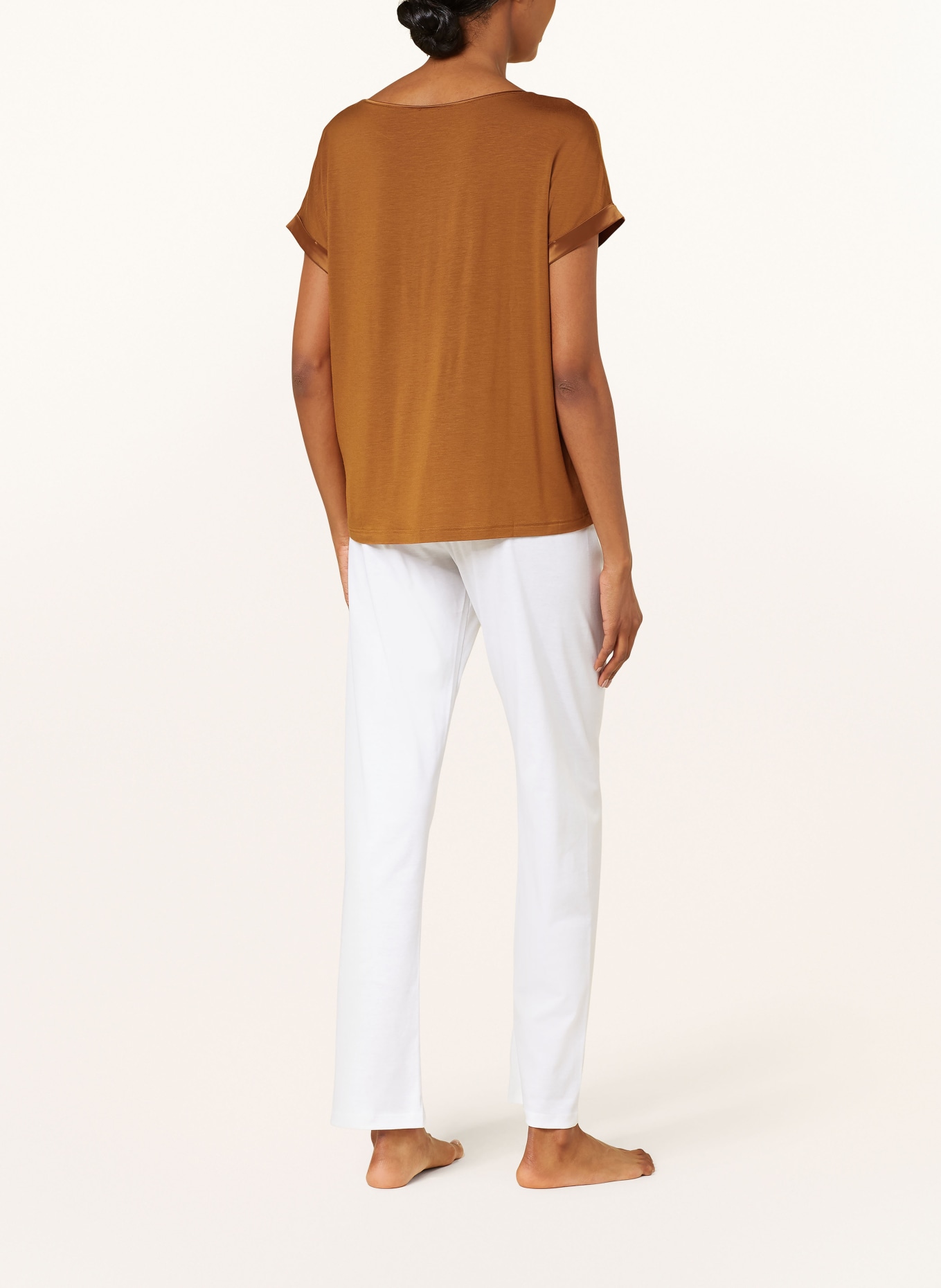 mey Schlafshirt Serie PURE CHIC, Farbe: COGNAC (Bild 3)