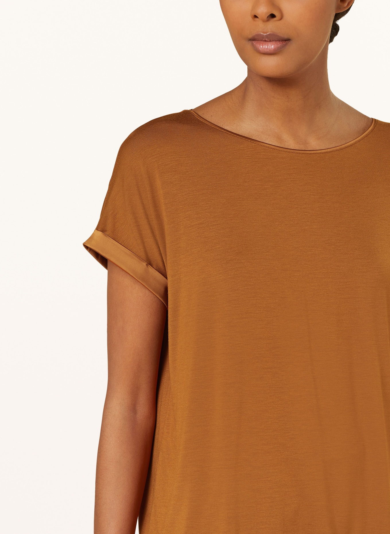 mey Schlafshirt Serie PURE CHIC, Farbe: COGNAC (Bild 4)