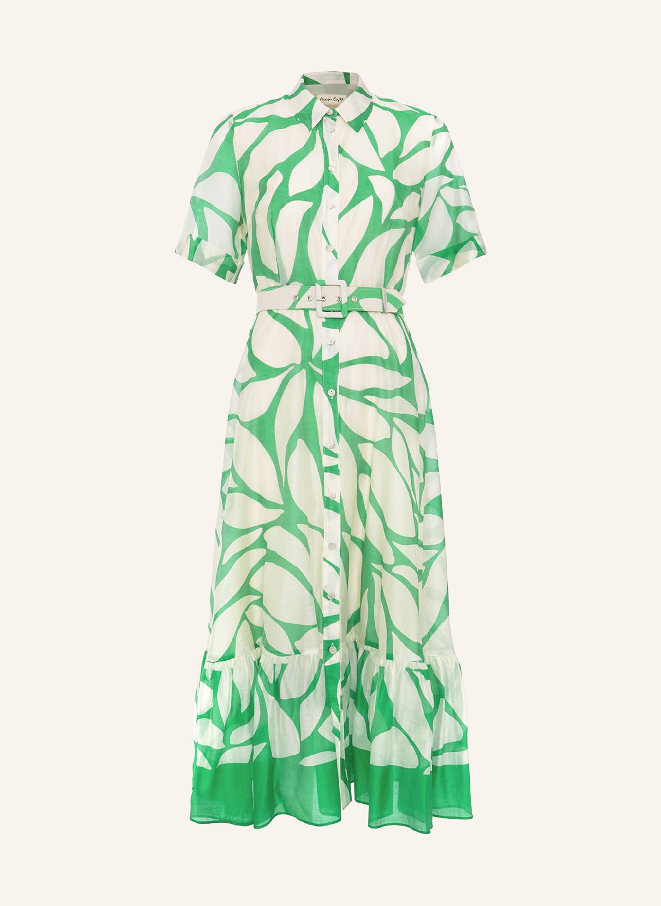 Phase Eight Shirt dress DAPHNE, Color: WHITE/ GREEN (Image 1)