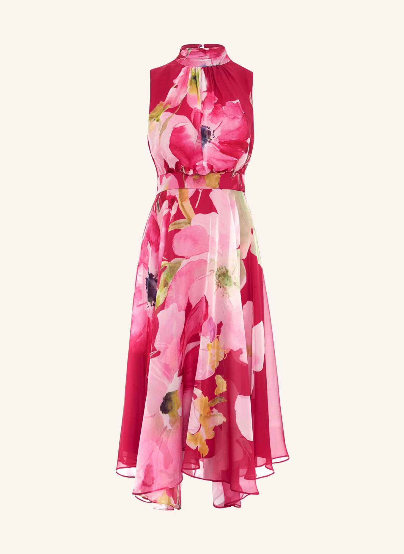 Phase Eight Sukienka LUCINDA z wycięciem, Kolor: MOCNORÓŻOWY/ RÓŻOWY/ ZIELONY (Obrazek 1)