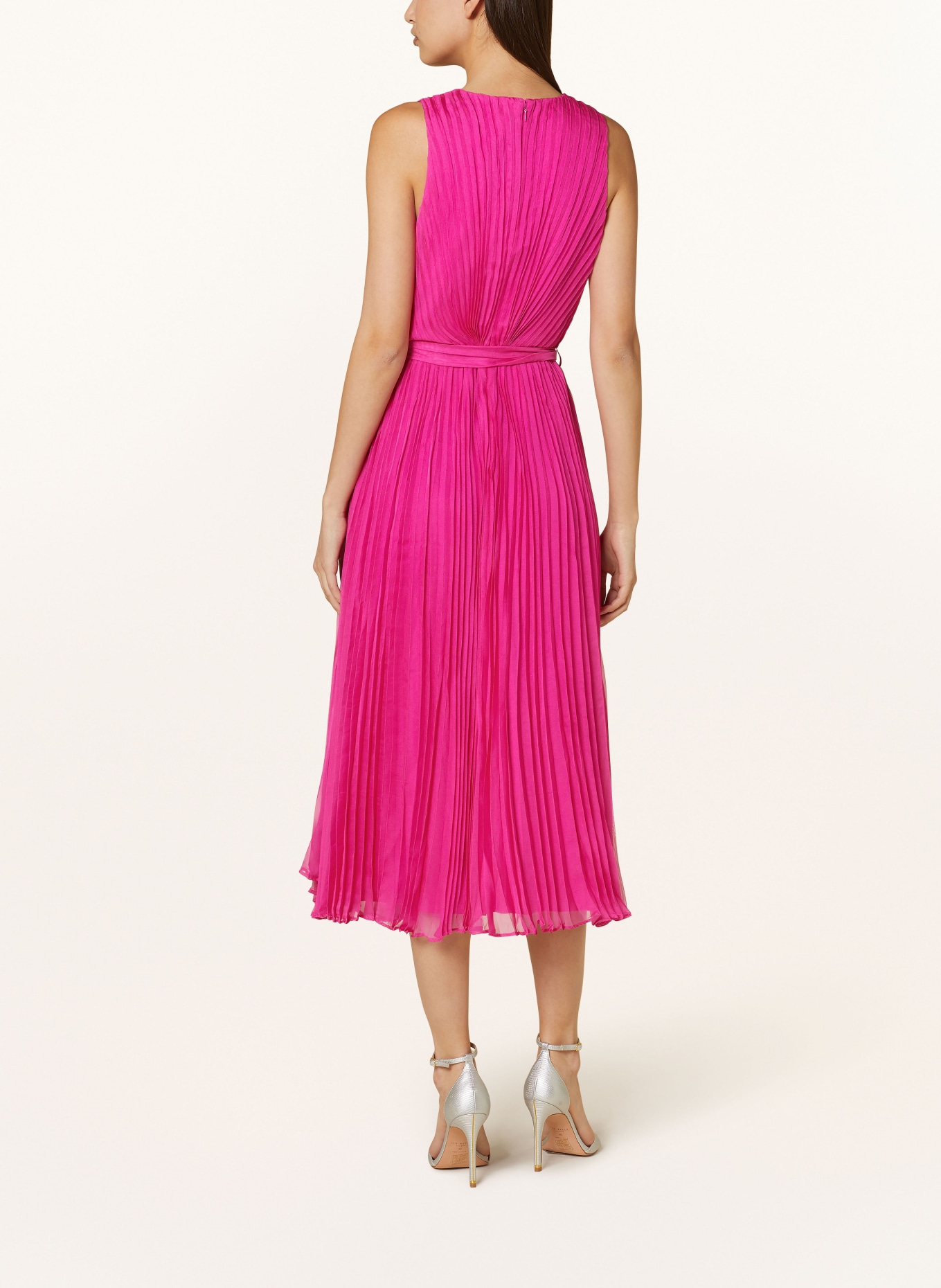 Phase Eight Pleated dress SIMARA, Color: PINK (Image 3)